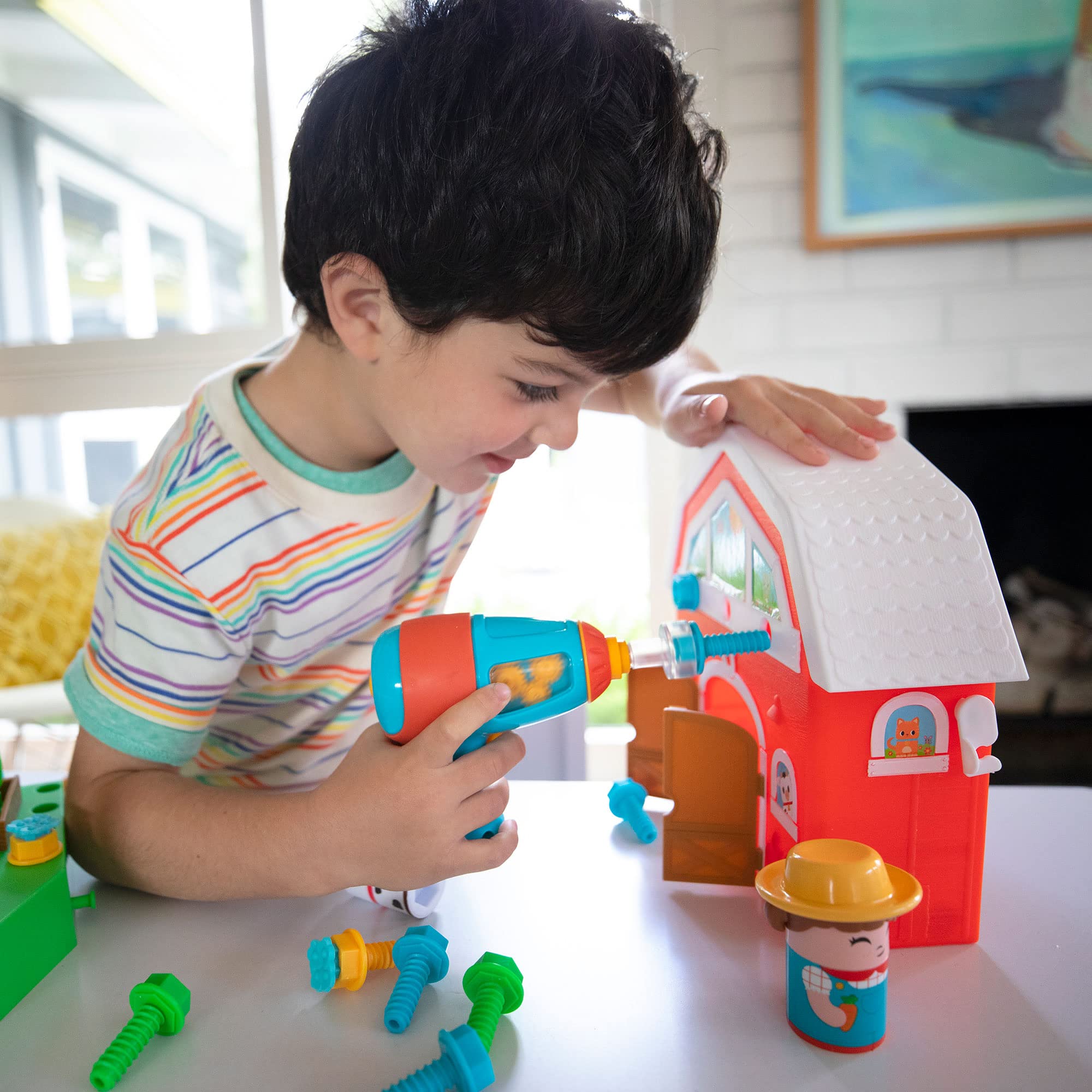 Foto 7 pulgar | Take Apart Toy Educational Insights Design & Drill Farm 3+ - Venta Internacional.