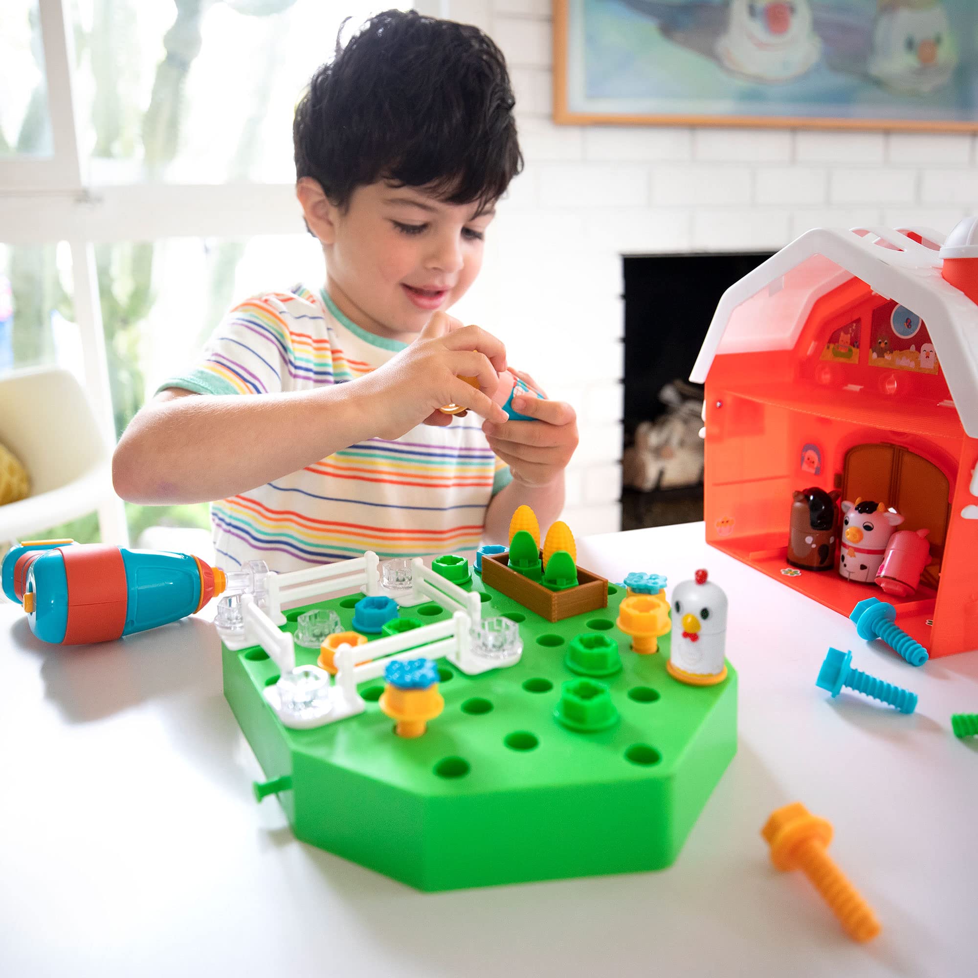 Foto 8 pulgar | Take Apart Toy Educational Insights Design & Drill Farm 3+ - Venta Internacional.