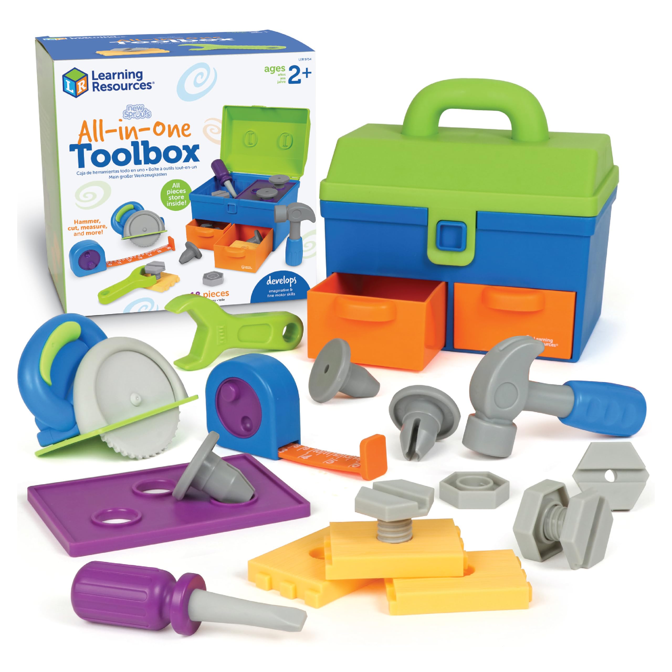 Conjunto De Herramientas Recursos De Aprendizaje Nueva Caja De Herramientas Todo En Uno De Sprouts - Venta Internaciona