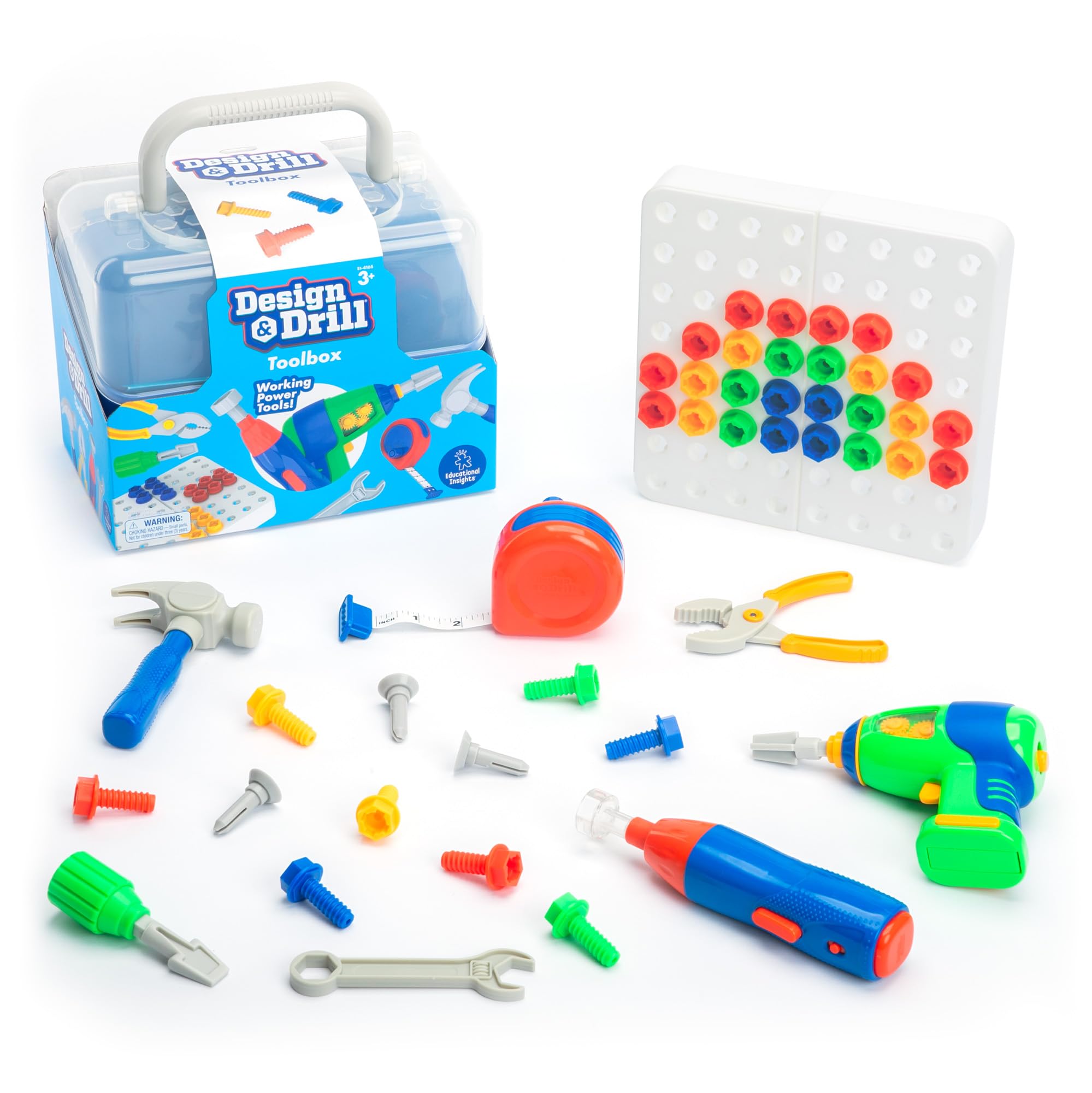 Foto 1 | Caja De Herramientas De Diseño Y Perforación De Toy Educational Insights, 70 Piezas - Venta Internacional.