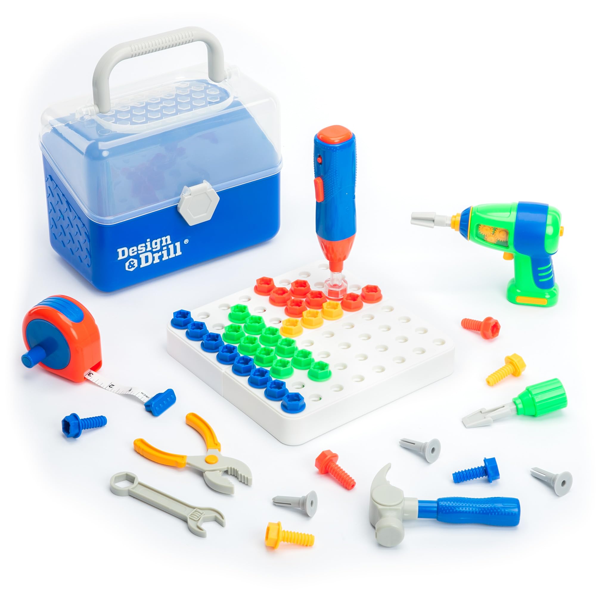 Foto 2 | Caja De Herramientas De Diseño Y Perforación De Toy Educational Insights, 70 Piezas - Venta Internacional.