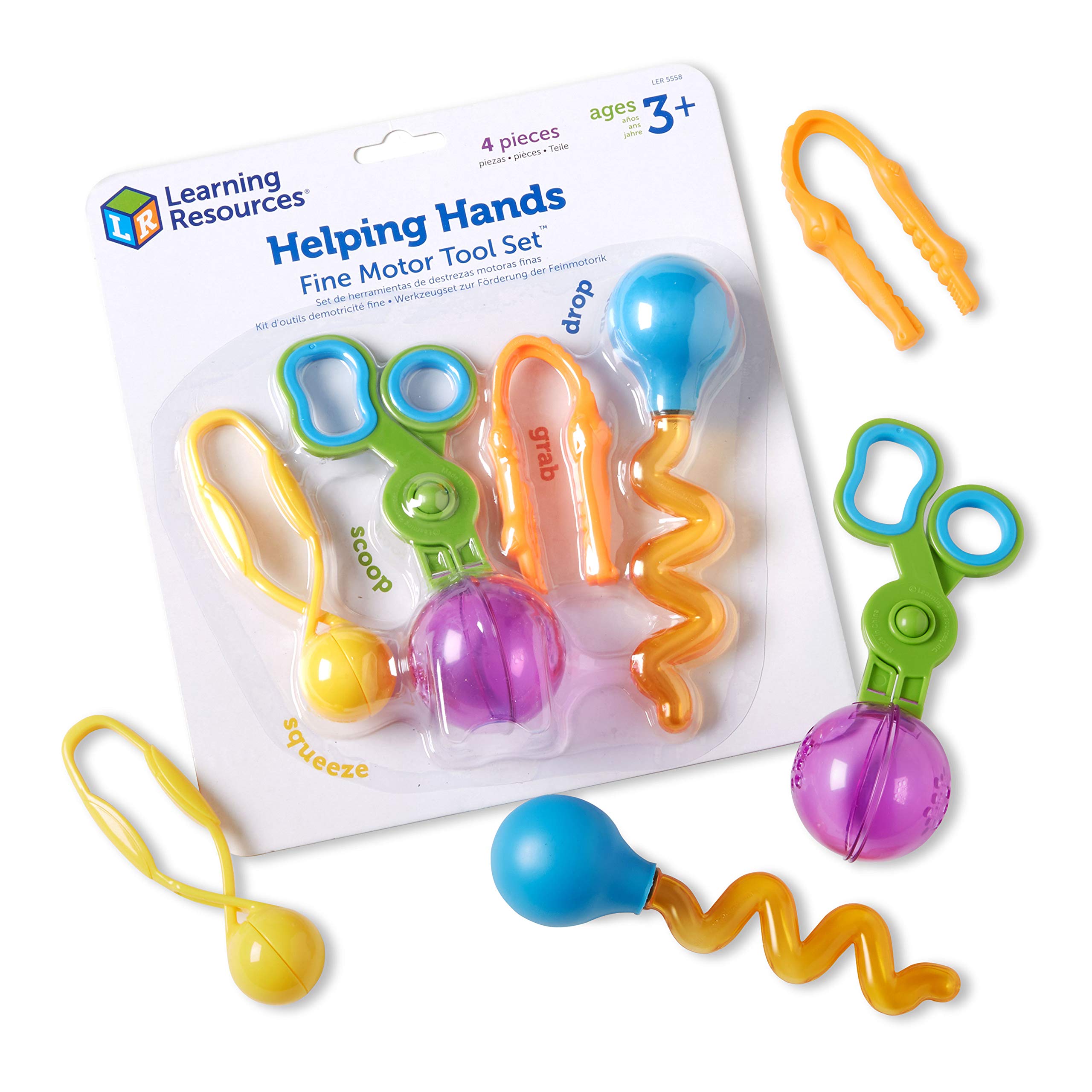 Foto 2 pulgar | Toy Learning Resources Helping Hands Fine Motor, Juego De 4 Piezas, 3 O Más - Venta Internacional.
