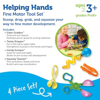 Foto 7 | Toy Learning Resources Helping Hands Fine Motor, Juego De 4 Piezas, 3 O Más - Venta Internacional.
