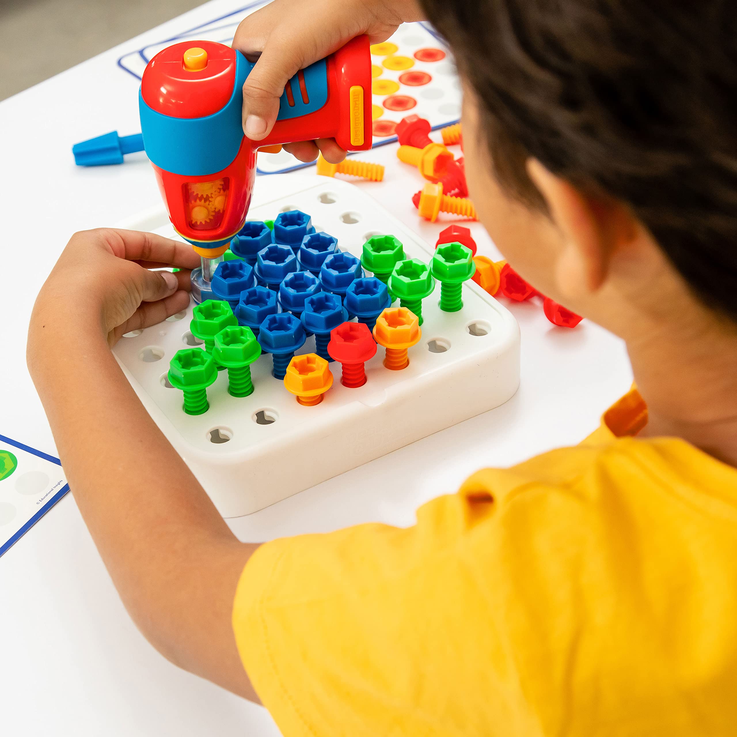 Foto 4 pulgar | Drill Toy Educational Insights Diseño Y Patrones Y Formas De Perforación - Venta Internacional.