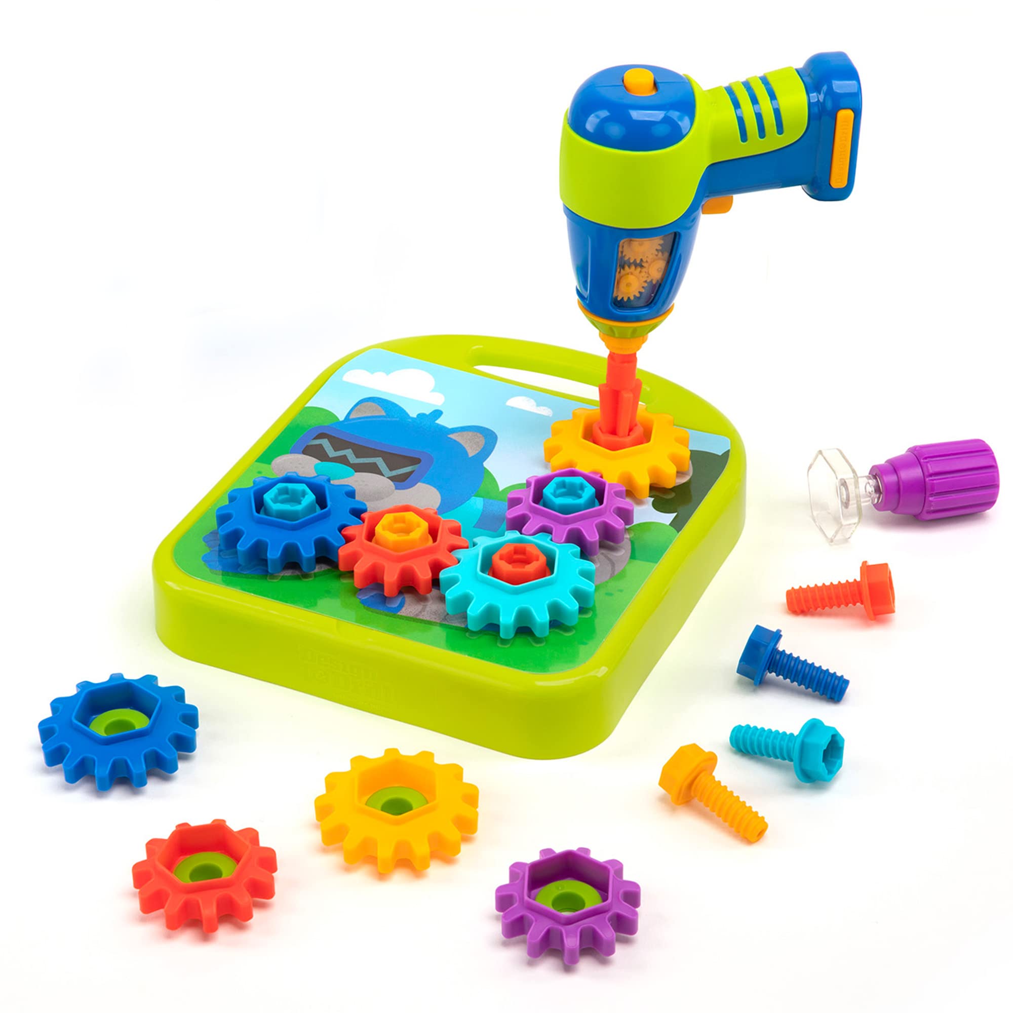 Engranajes De Perforación Y Diseño De Toy Workshop Educational Insights, 55 Piezas - Venta Internacional.