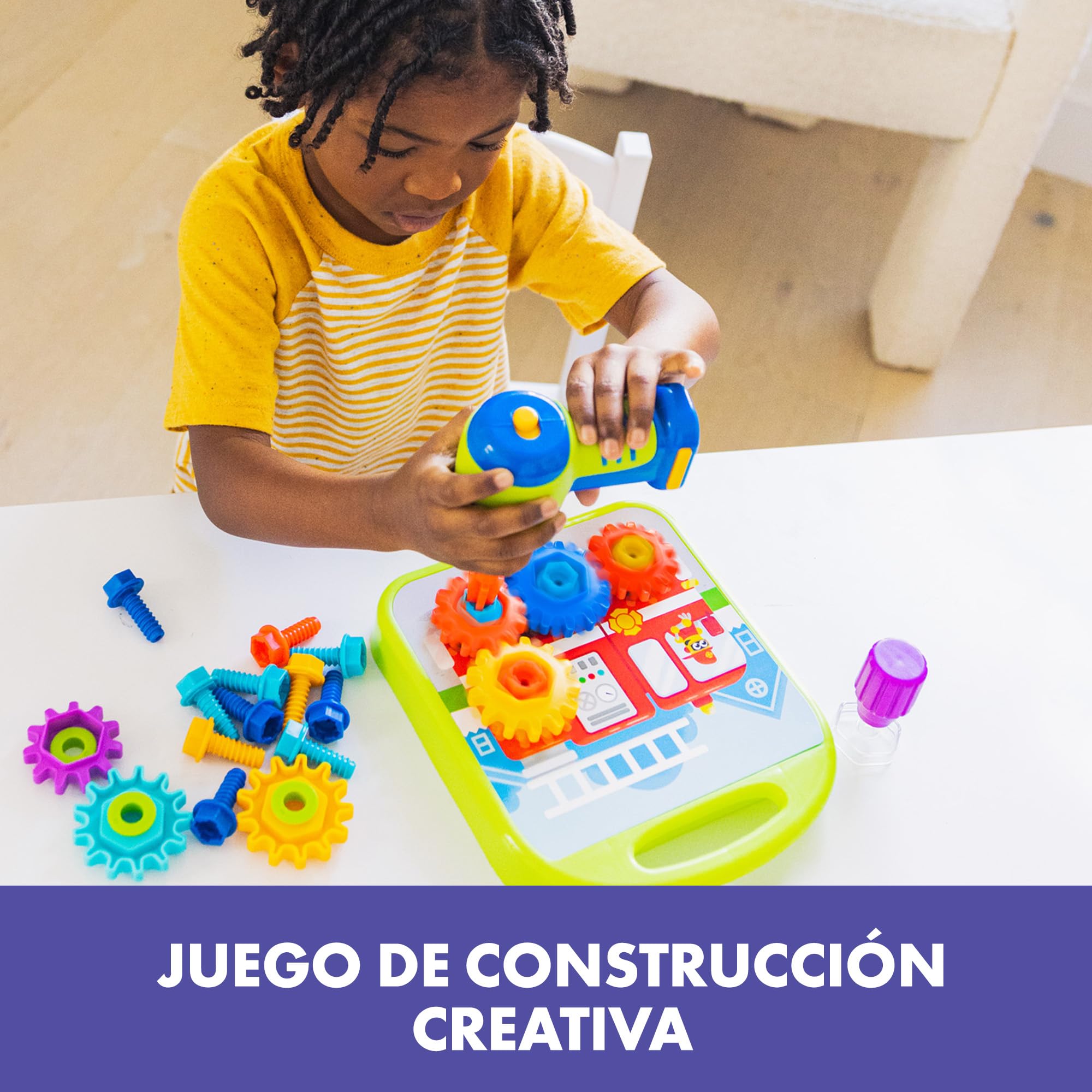Foto 3 pulgar | Engranajes De Perforación Y Diseño De Toy Workshop Educational Insights, 55 Piezas - Venta Internacional.
