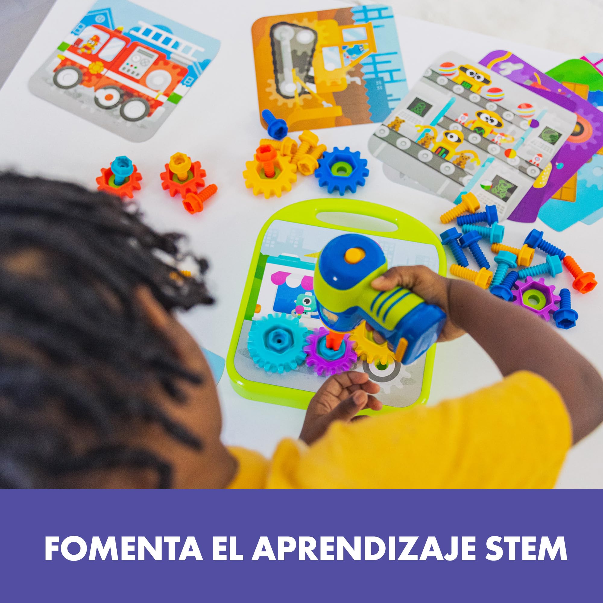 Foto 5 pulgar | Engranajes De Perforación Y Diseño De Toy Workshop Educational Insights, 55 Piezas - Venta Internacional.