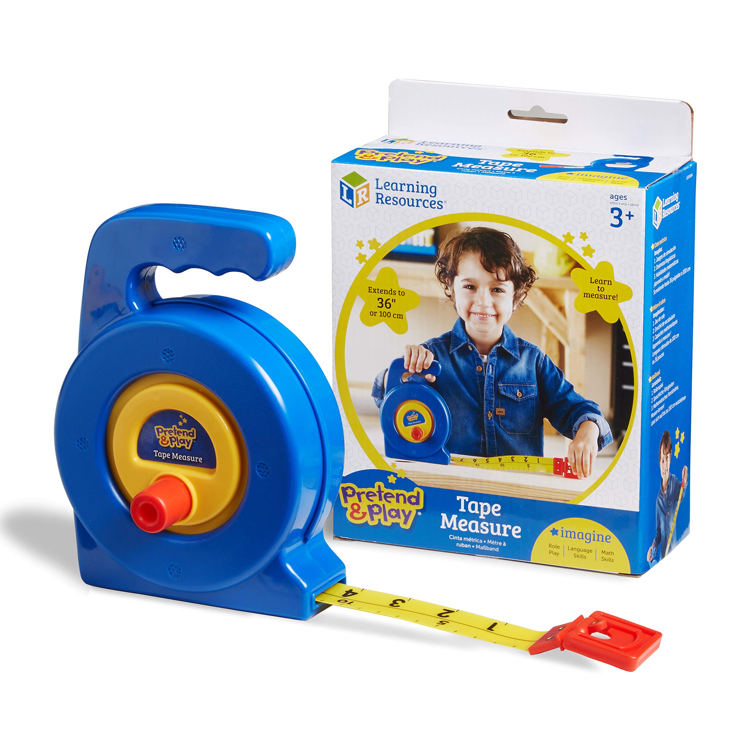 Foto 2 pulgar | Toy Tape Measure Learning Resources Pretend Play Desde Hace Más De 3 Años - Venta Internacional.