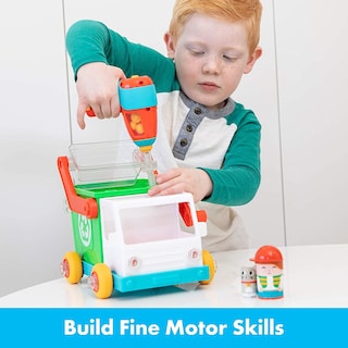 Foto 4 | Camión De Reciclaje Toy Educational Insights Design & Drill Bolt Buddies - Venta Internacional.