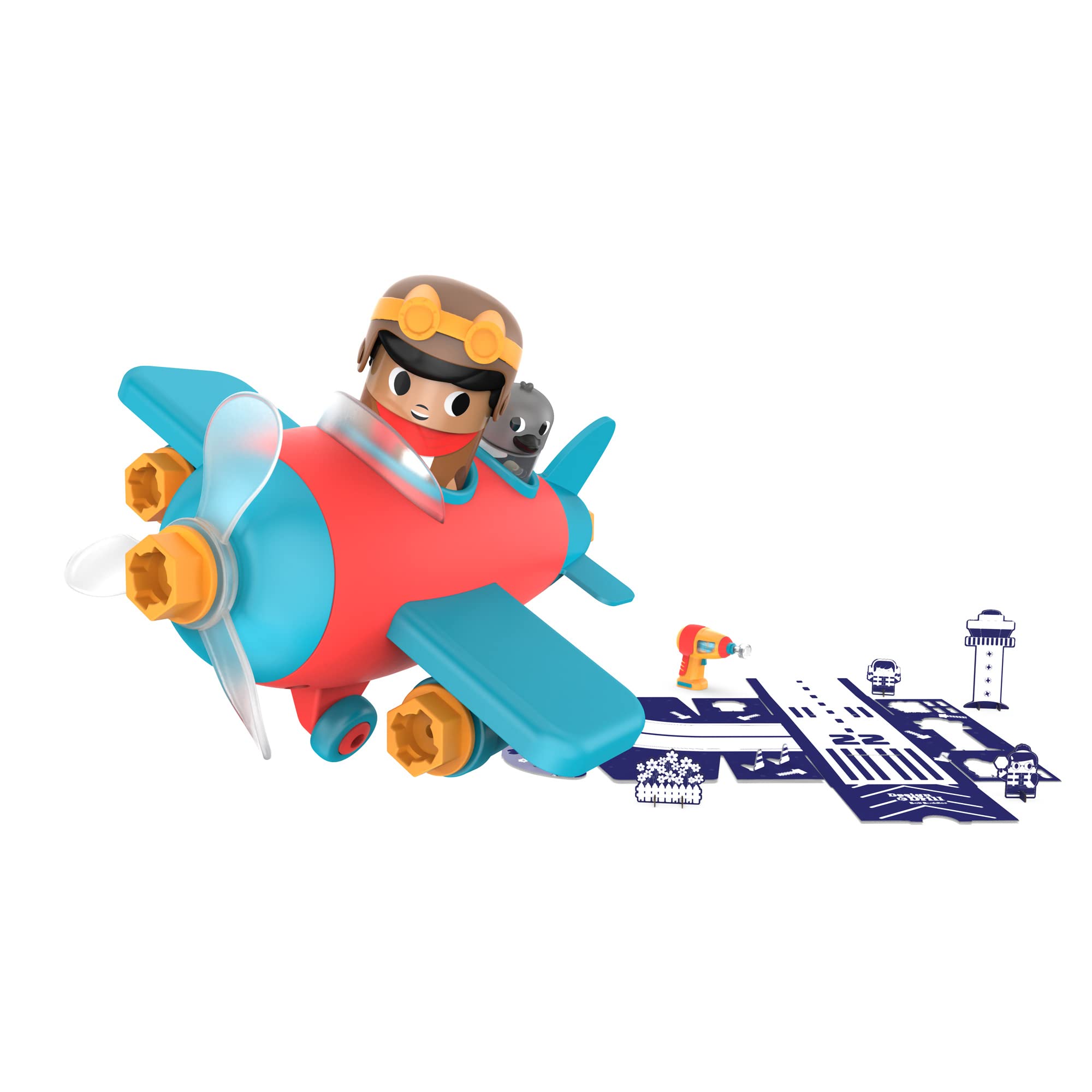 Foto 2 | Take Apart Educational Insights Design & Drill Bolt Buddies Plane Con Taladro Eléctrico - Venta Internacional.