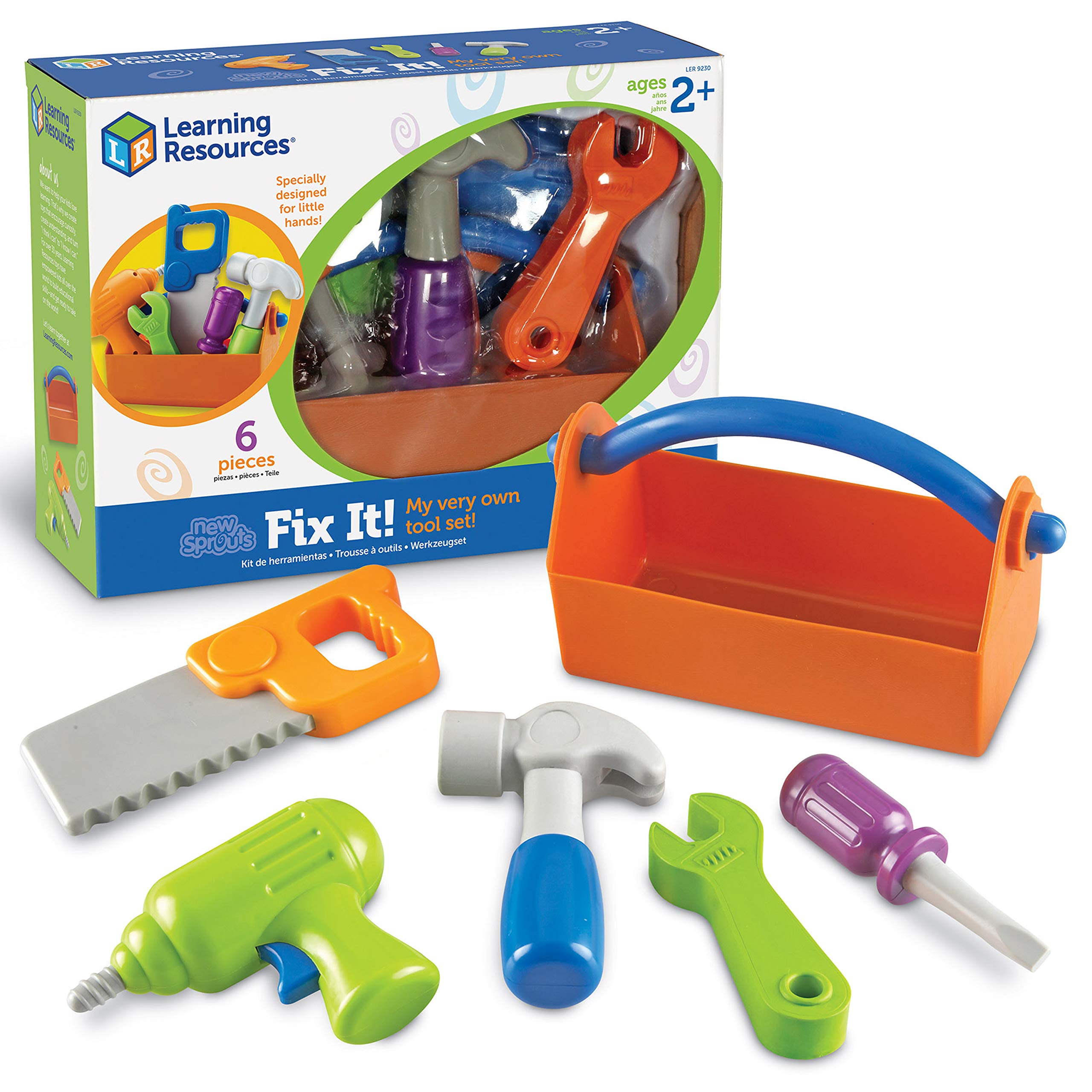 Foto 2 pulgar | Juego De Herramientas De Juguete, Recursos De Aprendizaje, New Sprouts Fix It! Más De 2 Años - Venta Internacional.