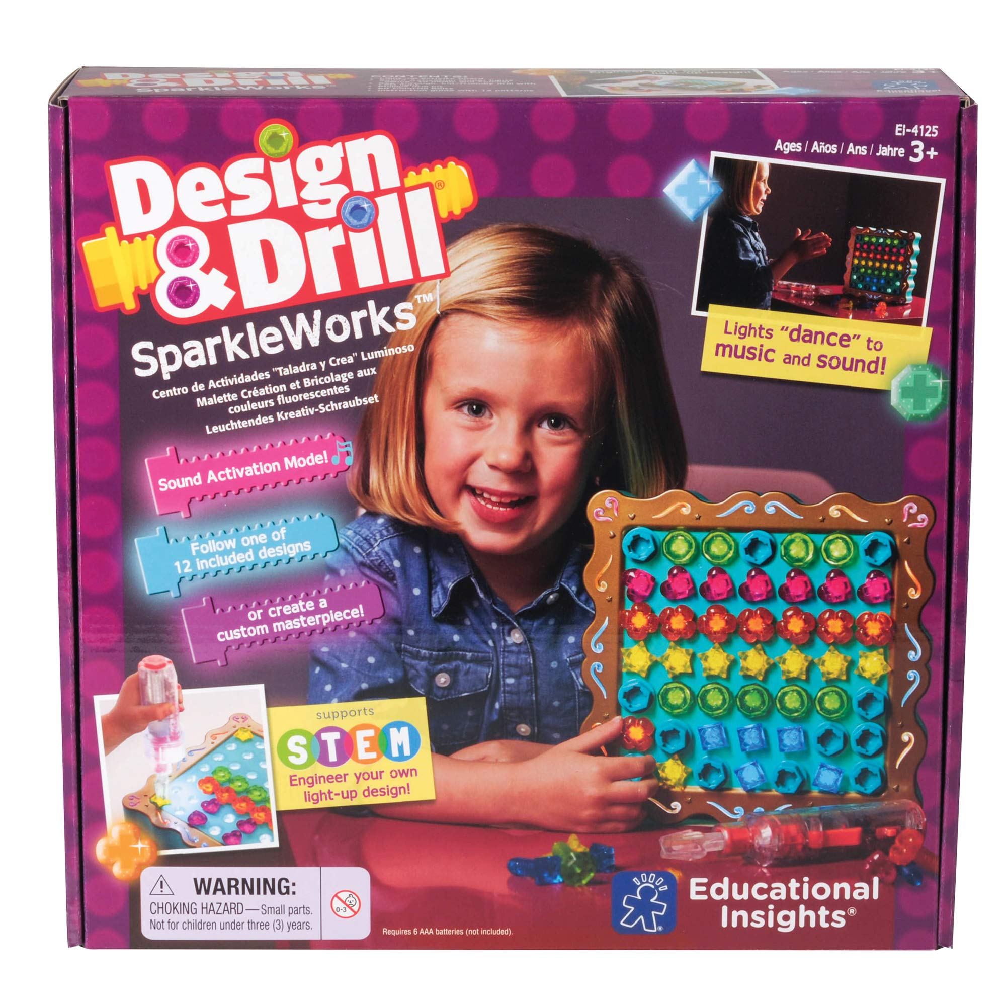 Foto 2 pulgar | Diseño Y Perforación De Toy Educational Insights Sparkleworks Con Drill - Venta Internacional.
