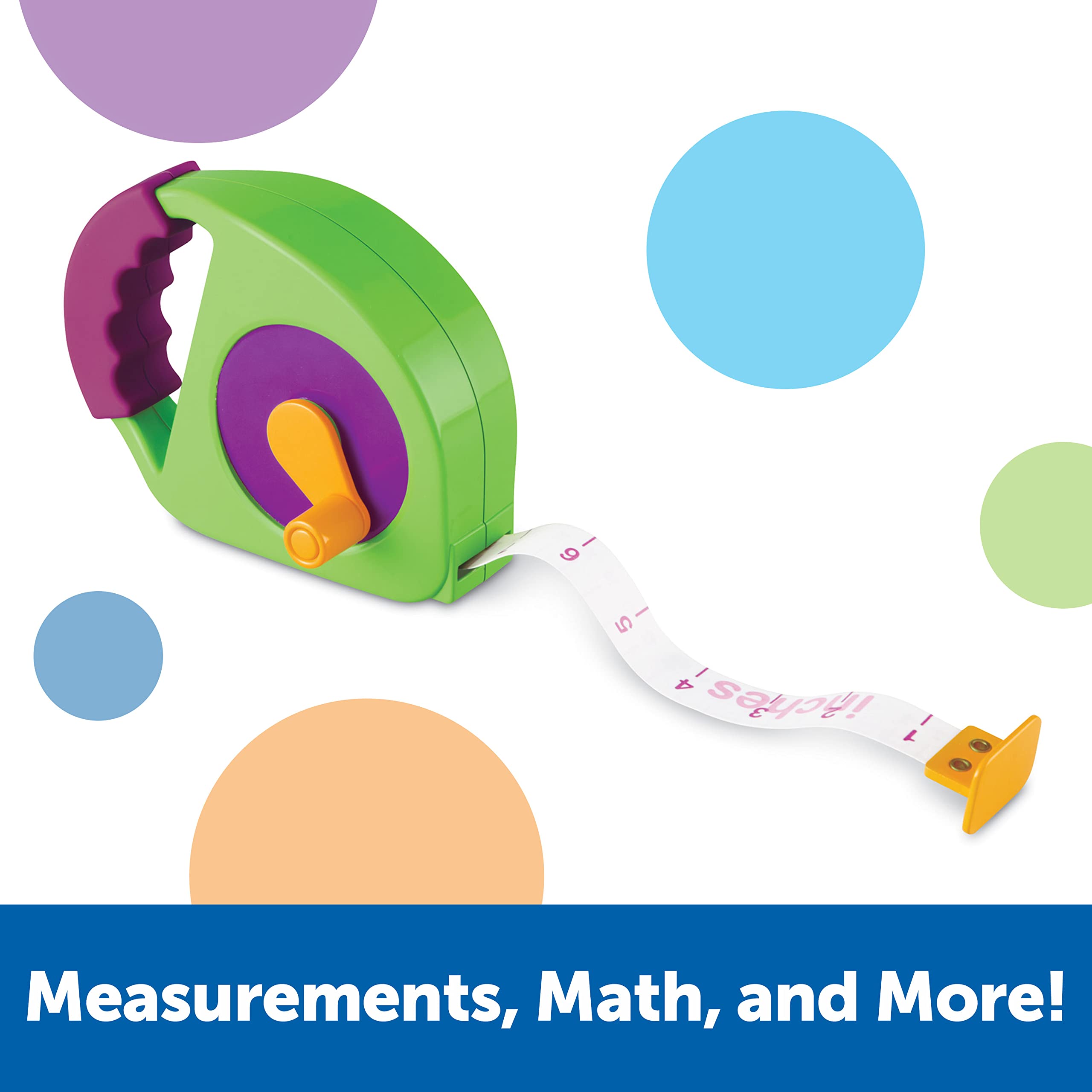Foto 2 | Tape Measure Learning Resources, Juguete Retráctil Simple De 4 Pies - Venta Internacional.
