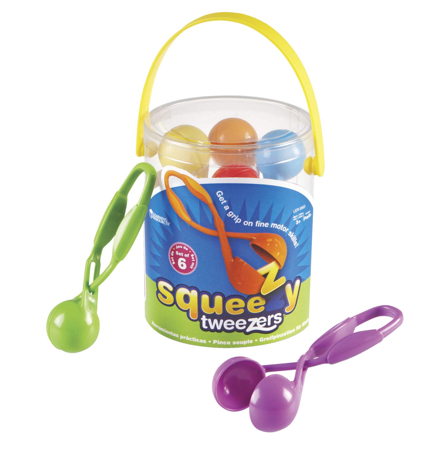 Fine Motor Tools Learning Resources Squeezy Tweezers Desde Hace Más De 3 Años - Venta Internacional.