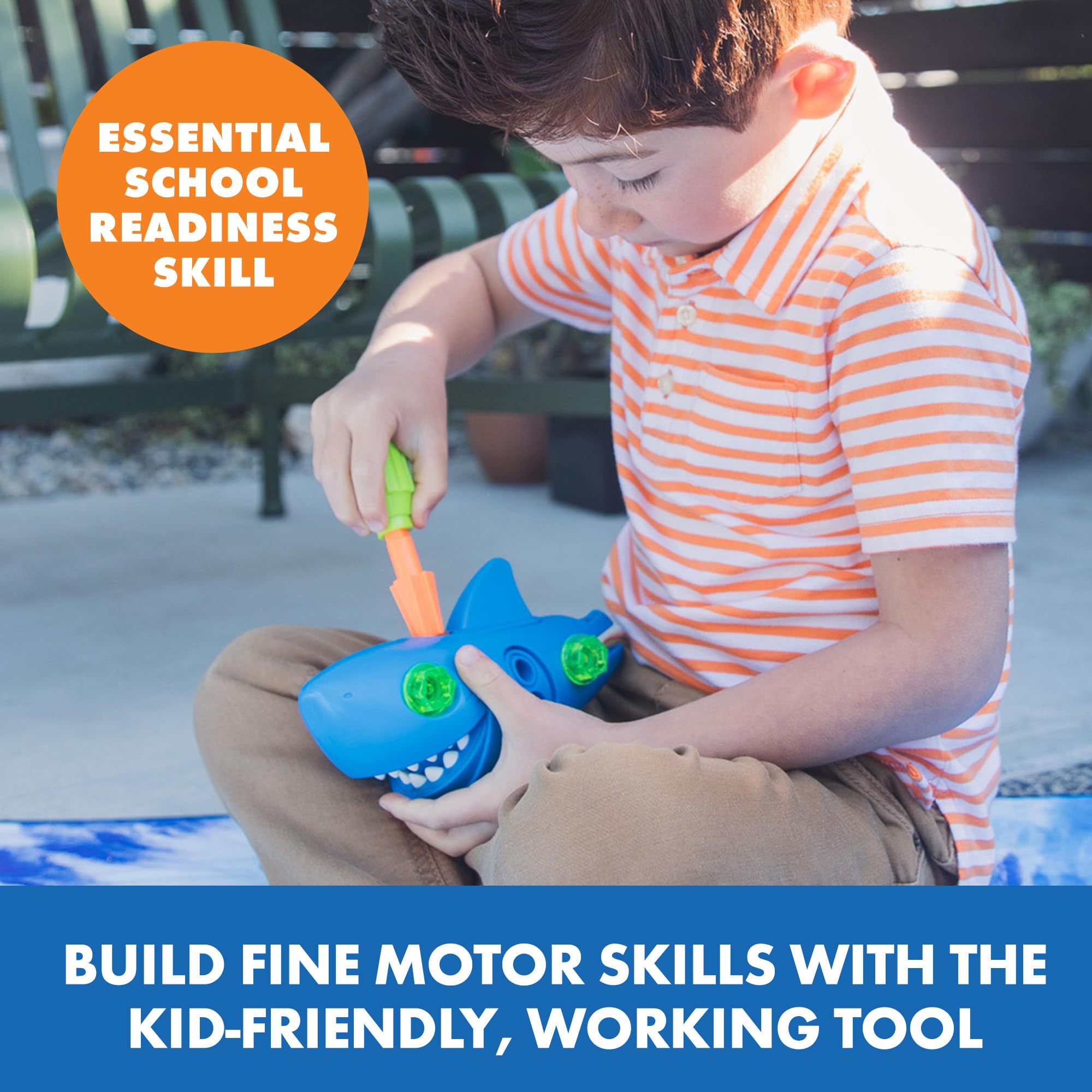 Foto 2 | Take Apart Toy Educational Insights Design & Drill  Shark - Venta Internacional.