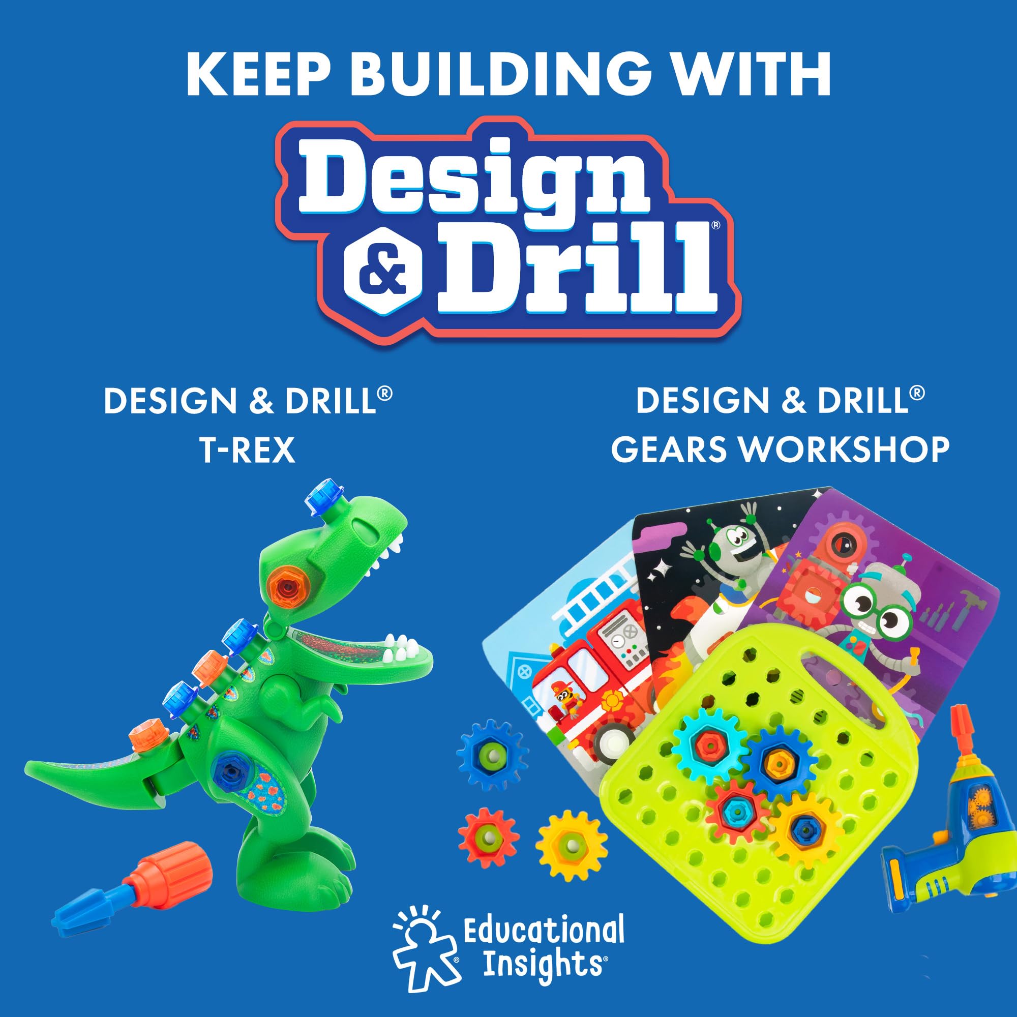 Foto 4 pulgar | Take Apart Toy Educational Insights Design & Drill  Shark - Venta Internacional.