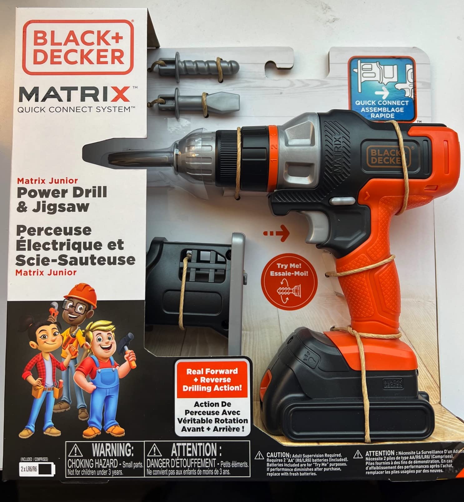 Foto 1 | Taladro Eléctrico Y Rompecabezas De Juguete Black+decker Matrix Jr Para Niños - Venta Internacional.