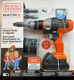 Foto 1 | Taladro Eléctrico Y Rompecabezas De Juguete Black+decker Matrix Jr Para Niños - Venta Internacional.