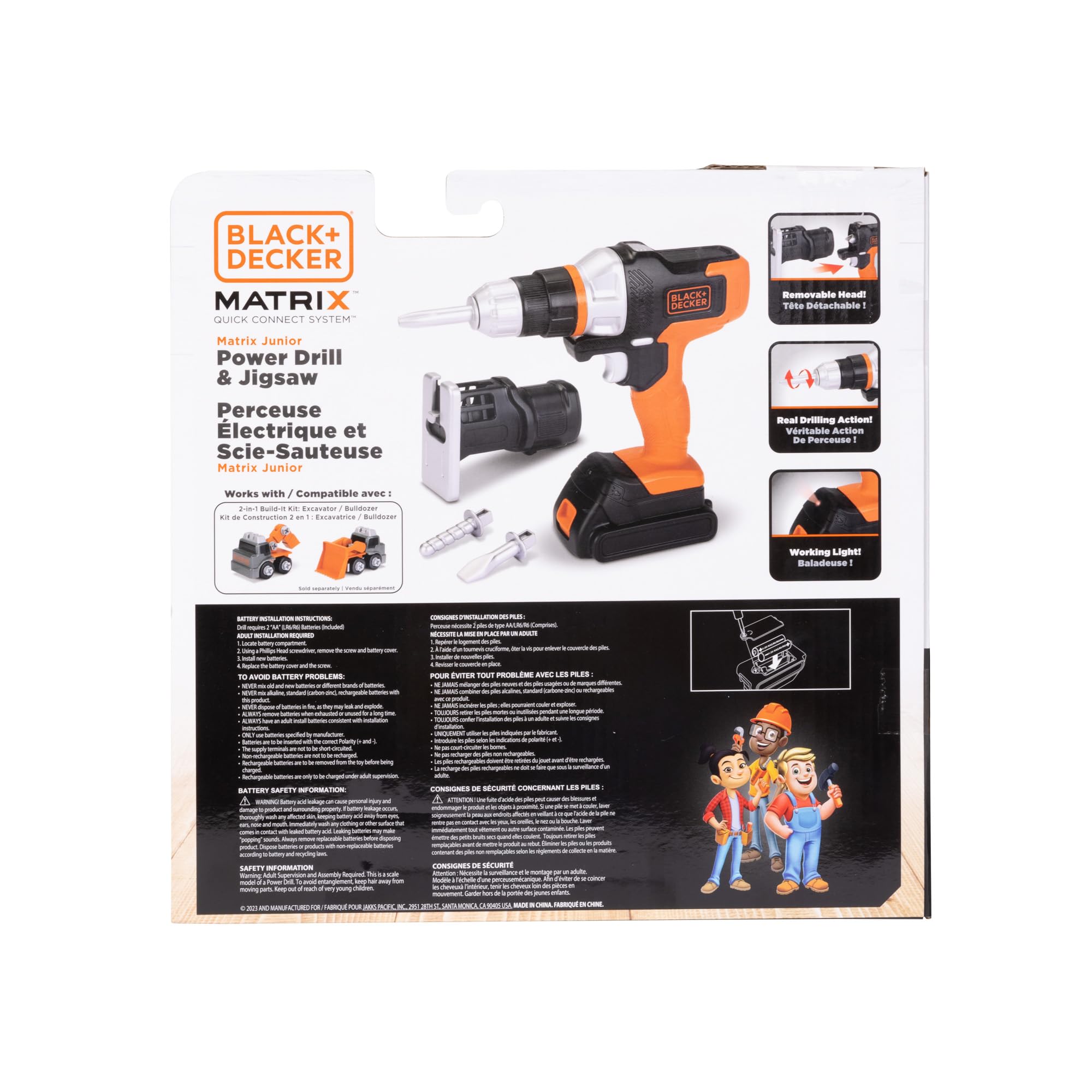 Foto 4 | Taladro Eléctrico Y Rompecabezas De Juguete Black+decker Matrix Jr Para Niños - Venta Internacional.