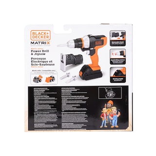 Foto 4 | Taladro Eléctrico Y Rompecabezas De Juguete Black+decker Matrix Jr Para Niños - Venta Internacional.