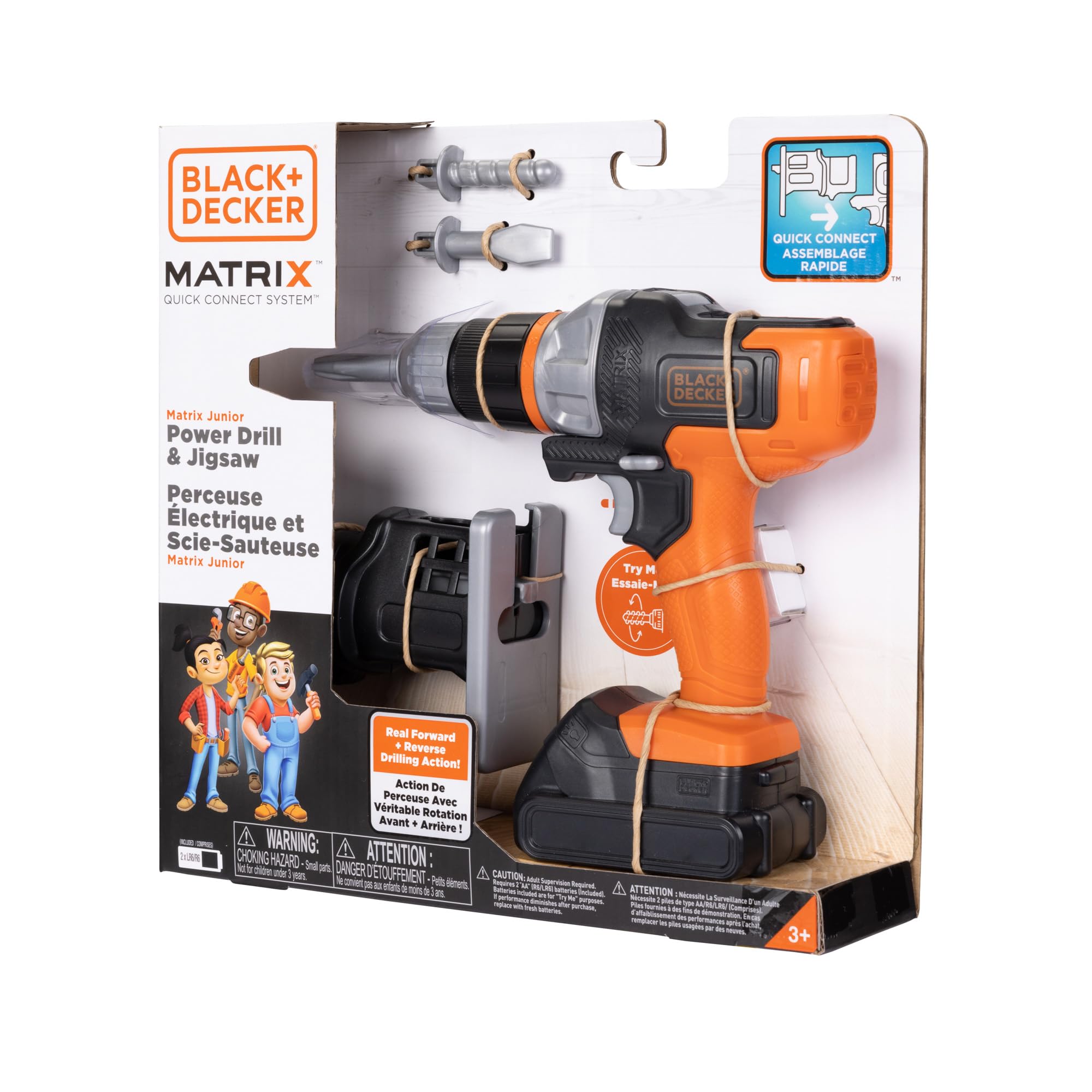 Foto 6 | Taladro Eléctrico Y Rompecabezas De Juguete Black+decker Matrix Jr Para Niños - Venta Internacional.