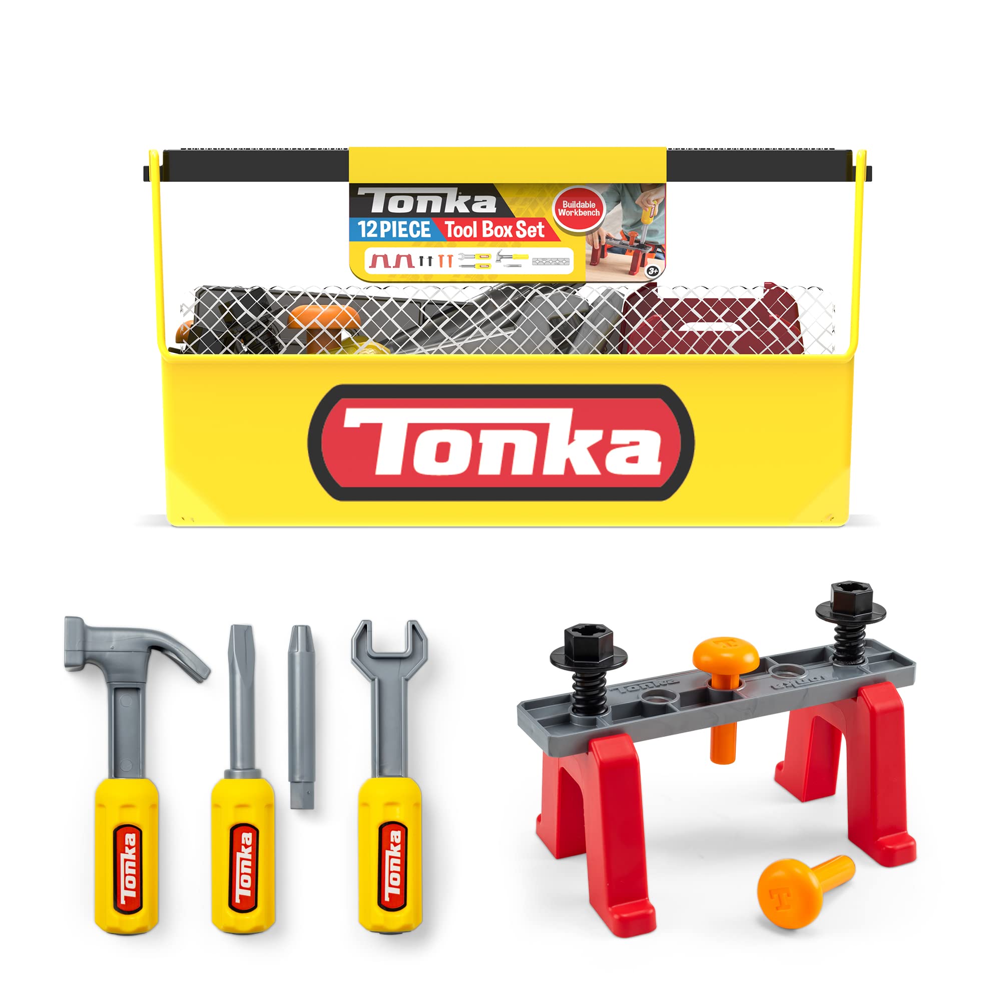 Juego de Herramientas Tonka Infantil de 12 Piezas-Venta Internacional