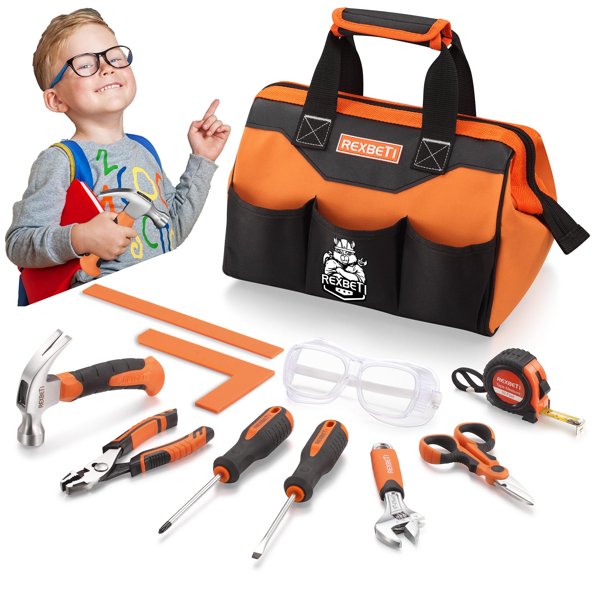 Set de Juguete Herramientas Rexbeti para Niños 10 Piezas  - Venta Internacional