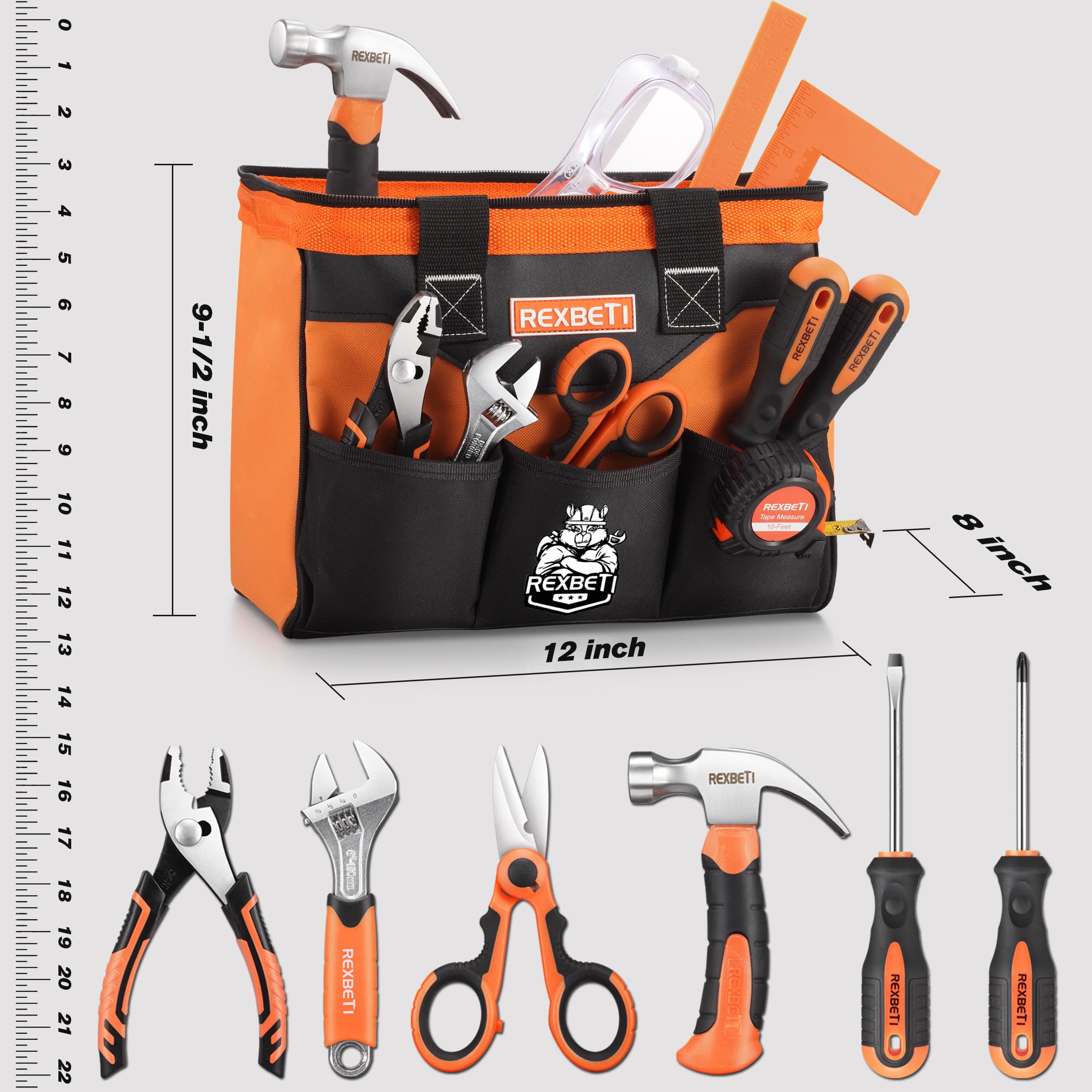 Foto 5 pulgar | Set de Juguete Herramientas Rexbeti para Niños 10 Piezas  - Venta Internacional