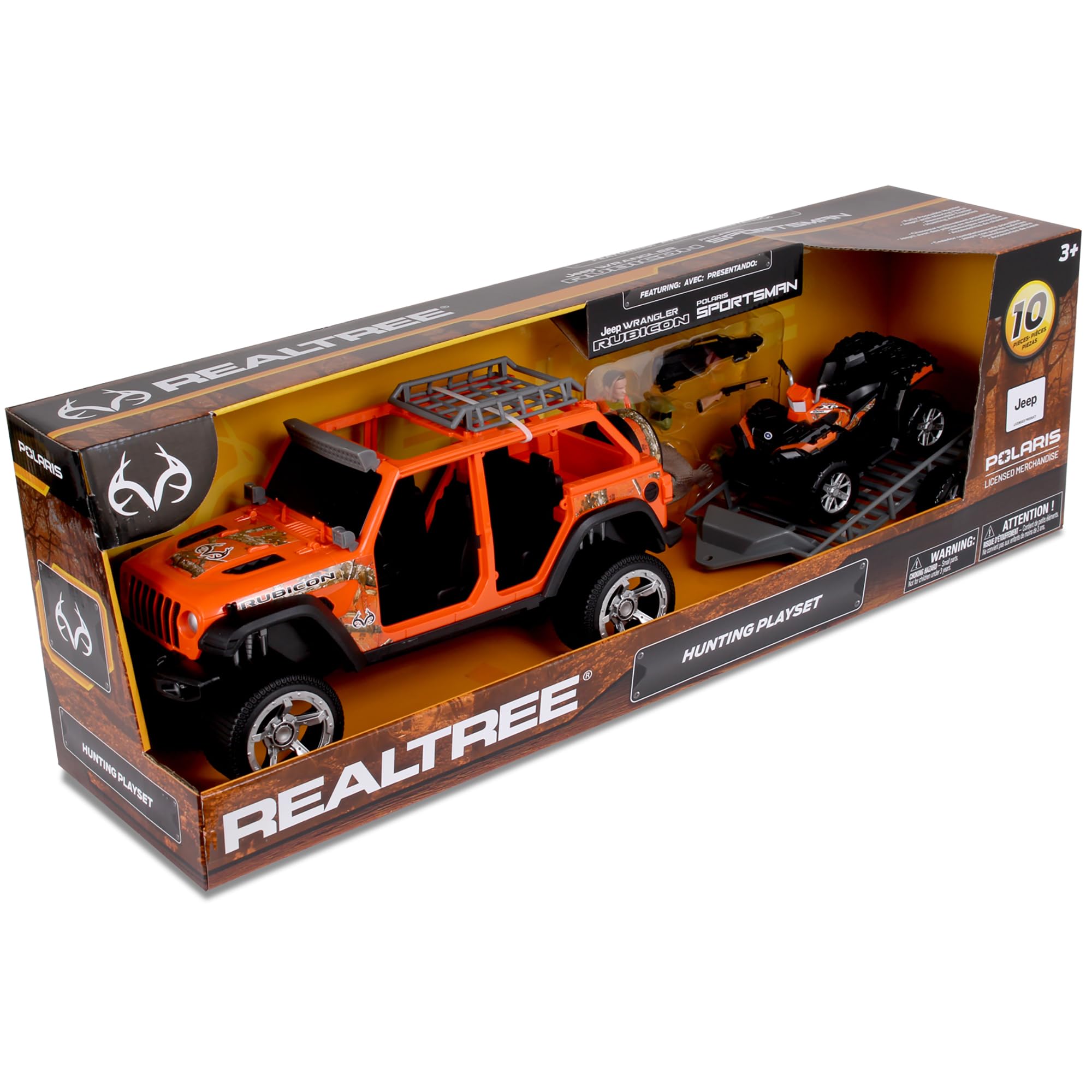 Foto 5 pulgar | Playset Nkok Realtree a Escala 1/18 con Jeep Wrangler RT y ATV - Venta Internacional