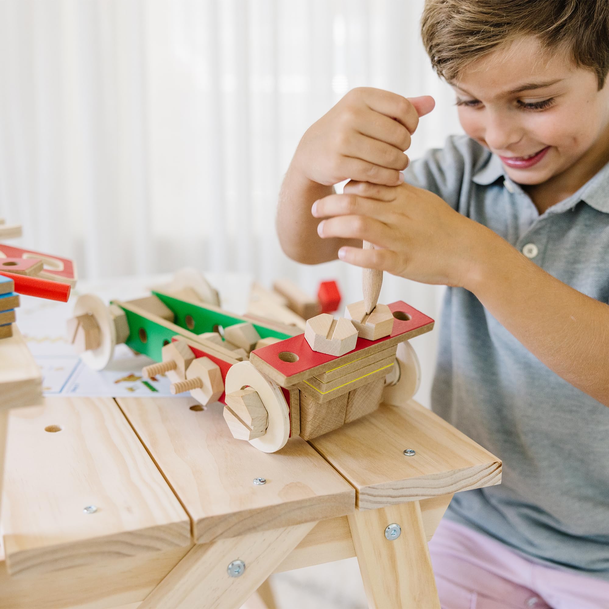 Foto 6 | Banco de Trabajo Toy Workbench Melissa & Doug Madera - Venta Internacional
