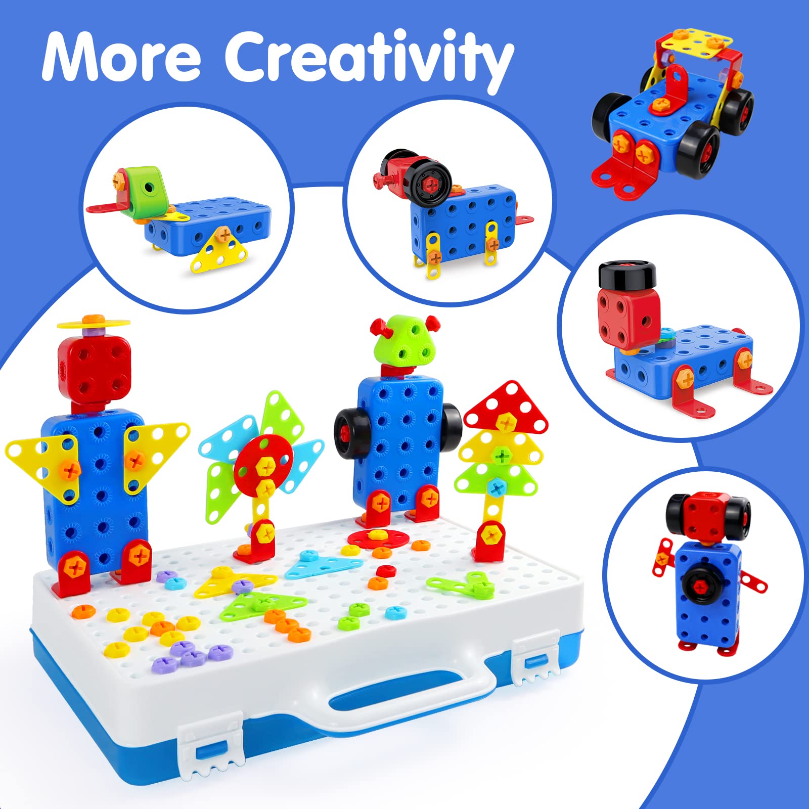 Foto 4 pulgar | Juego De Brocas De Construcción Aotipol Stem Toy 232 Piezas Para Niños De 3 A 8 Años - Venta Internacional.