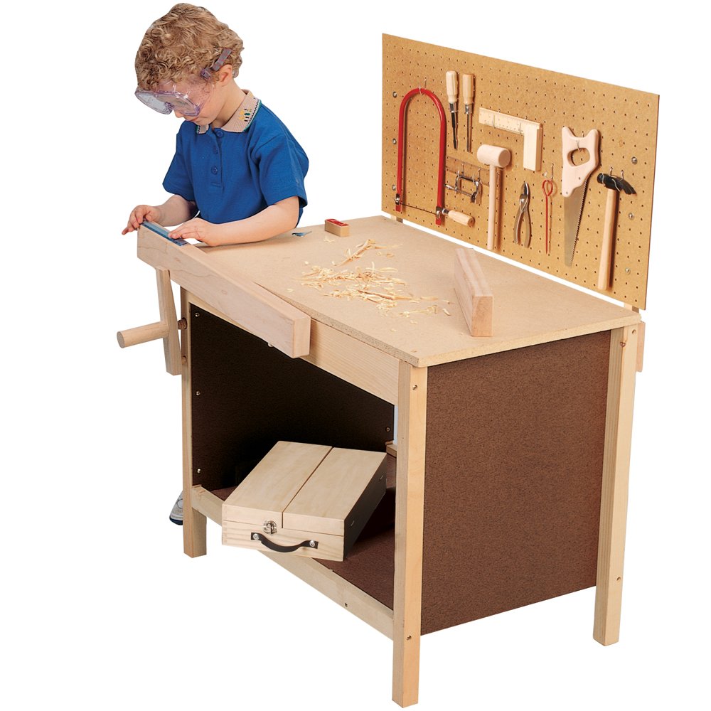 Foto 2 pulgar | Banco De Trabajo Marvel Mtc-623 De Madera Dura Para Niños, Jardín De Infantes, 3 - Venta Internacional.
