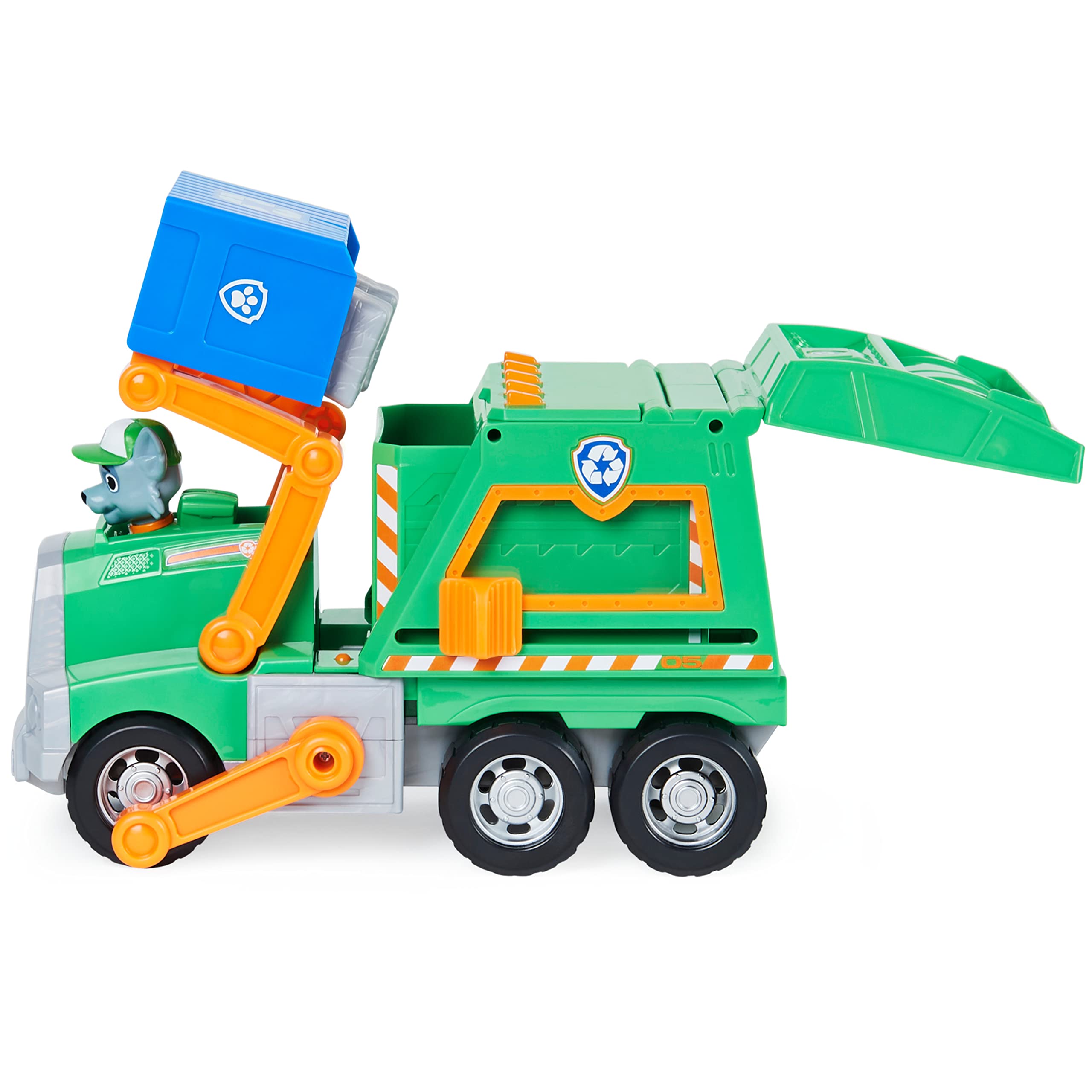 Foto 5 pulgar | Camión De Juguete Paw Patrol Rocky Reúsalo Con Figura Y 3 Herramientas, Más De 3 - Venta Internacional.