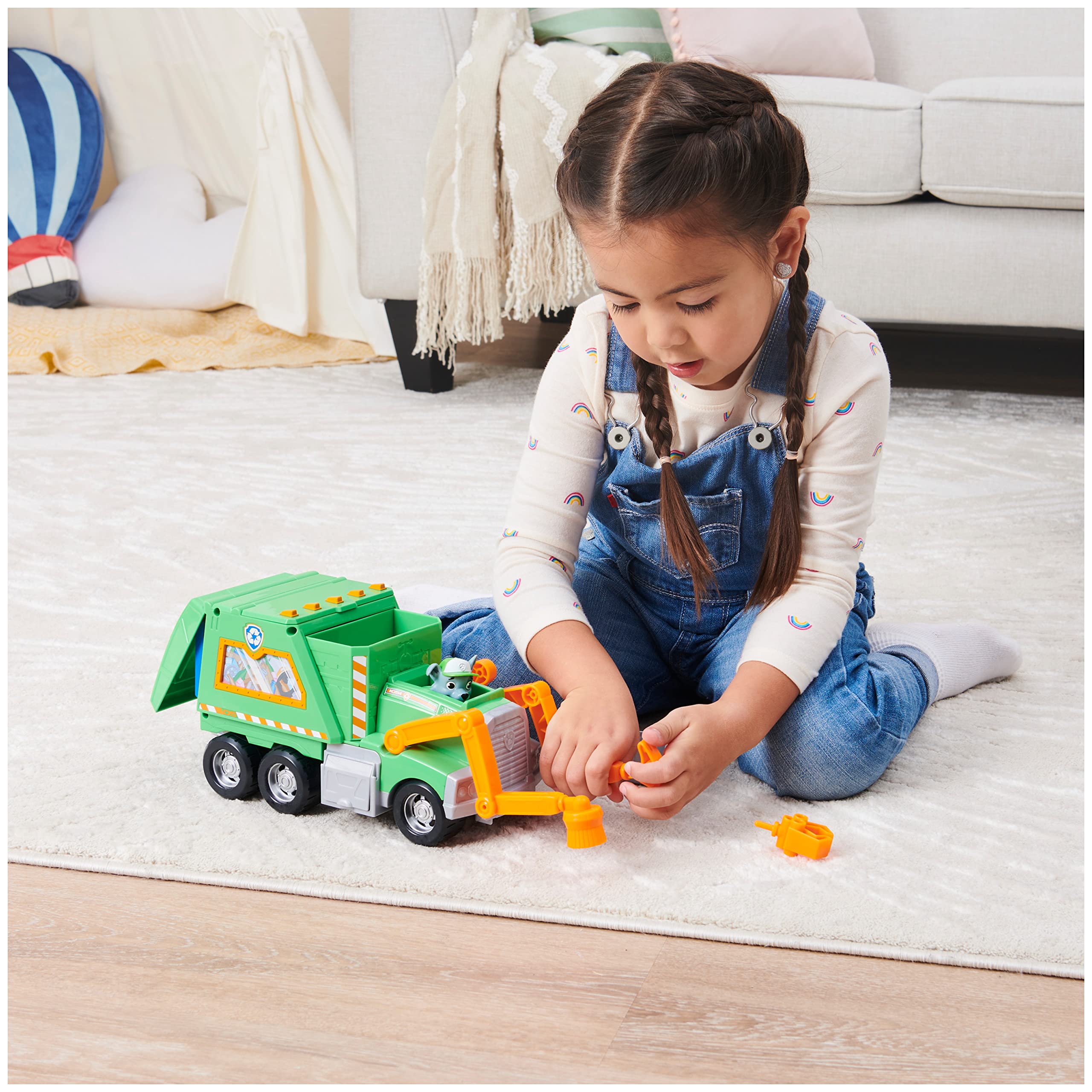 Foto 6 pulgar | Camión De Juguete Paw Patrol Rocky Reúsalo Con Figura Y 3 Herramientas, Más De 3 - Venta Internacional.