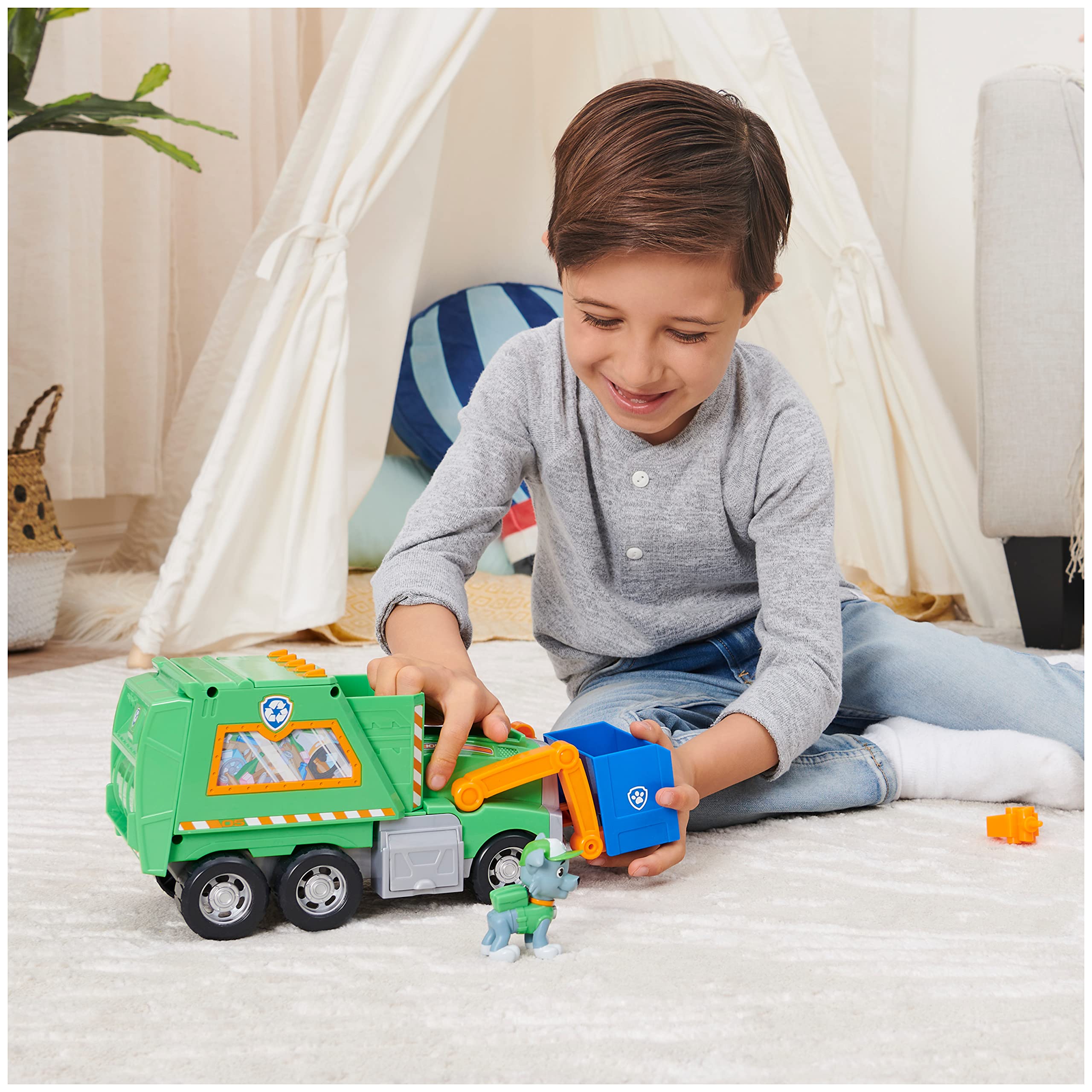 Foto 8 pulgar | Camión De Juguete Paw Patrol Rocky Reúsalo Con Figura Y 3 Herramientas, Más De 3 - Venta Internacional.