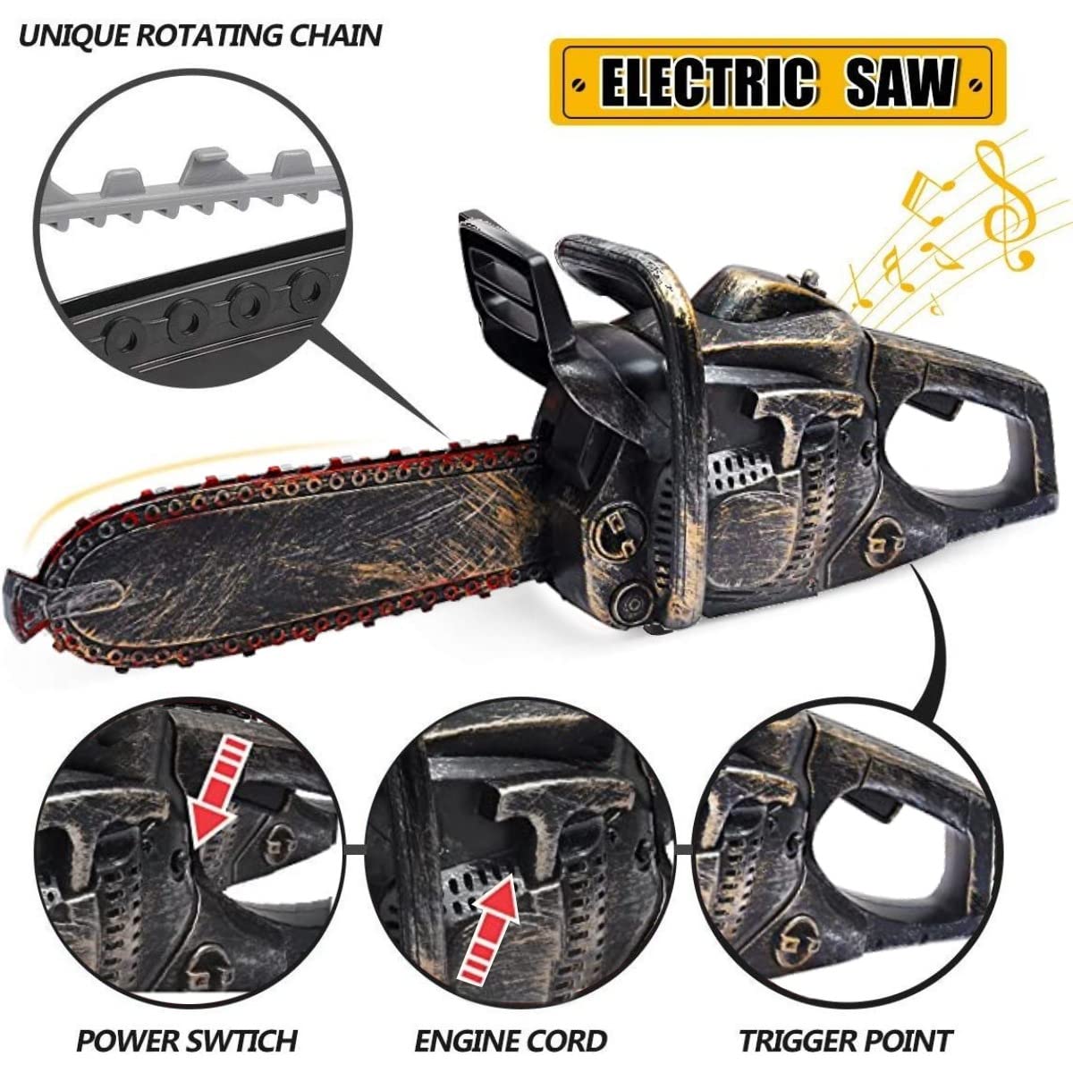 Foto 4 pulgar | Chainsaw Liberty Imports: Motosierra Eléctrica Massacre Bloody 16 - Venta Internacional.