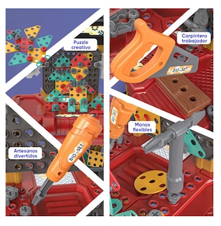 Foto 2 | Juego de Caja de Herramientas de Juguete Lab.G para Niños