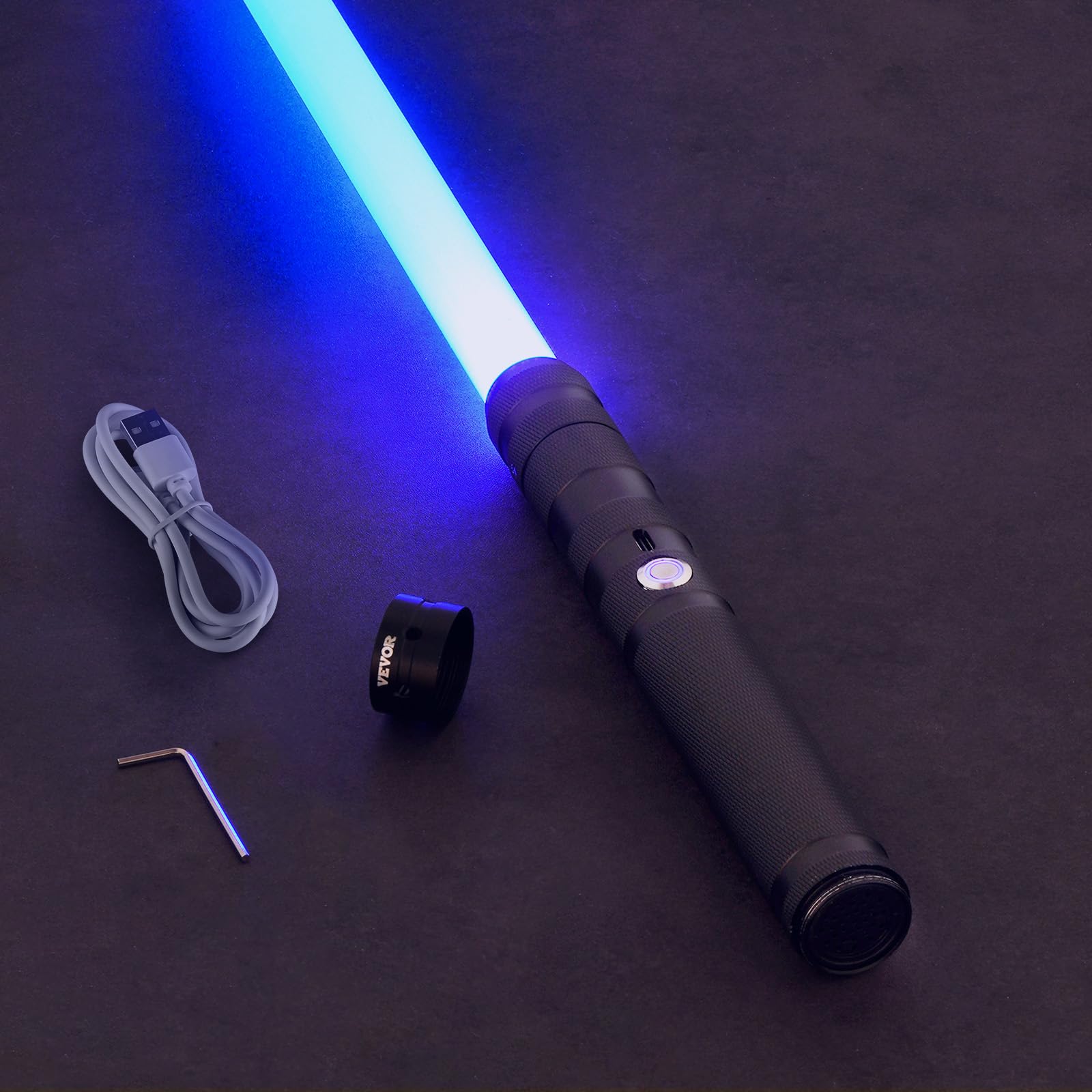 Foto 3 pulgar | Mango De Aleación Dueling Lightsaber Vevor Con 14 Colores Rgb, 6 Modos - Venta Internacional.