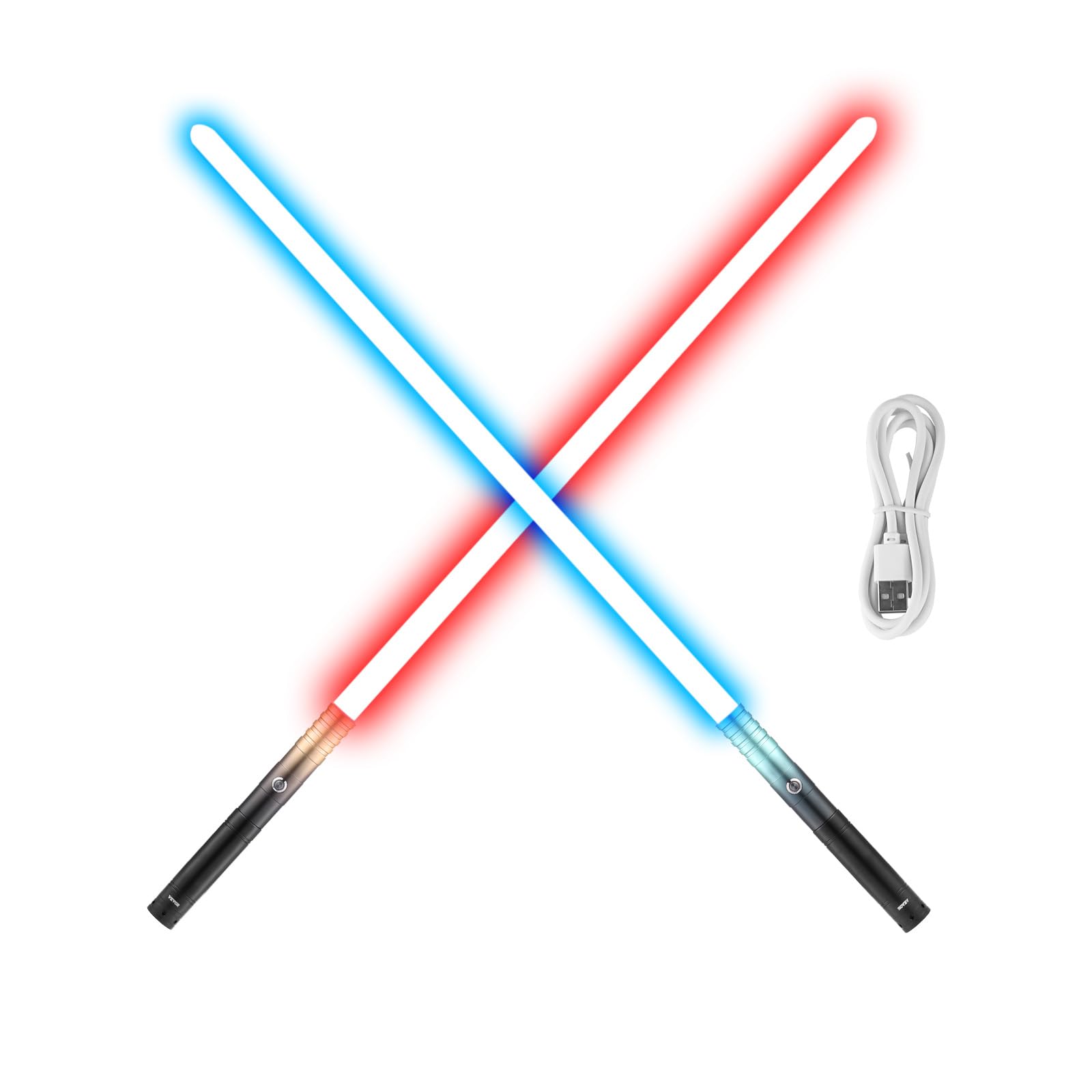Foto 2 pulgar | Lightsaber Vevor 2 En 1 Heavy Metal Hilt Rgb Con Efectos De Sonido - Venta Internacional.