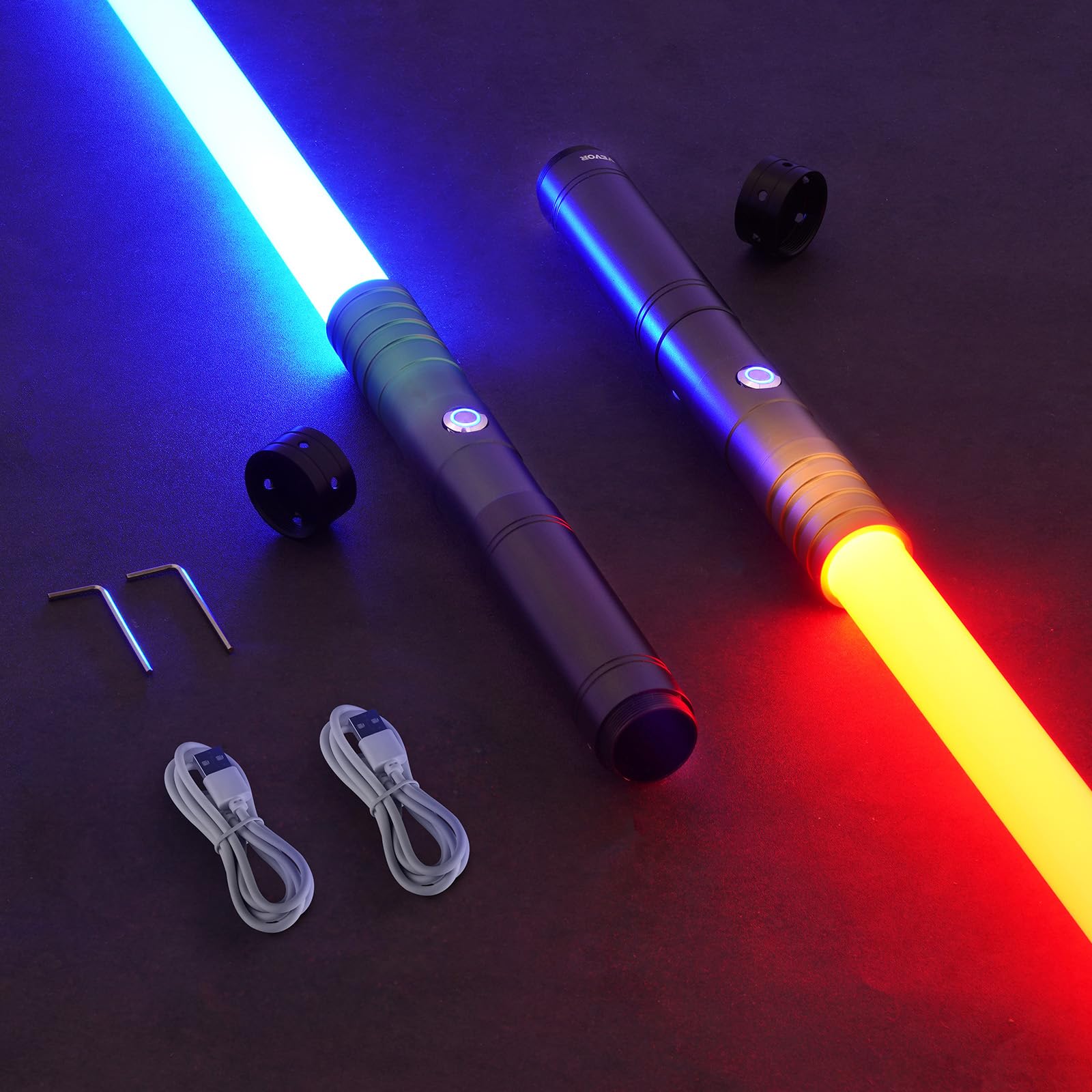 Foto 3 pulgar | Lightsaber Vevor 2 En 1 Heavy Metal Hilt Rgb Con Efectos De Sonido - Venta Internacional.