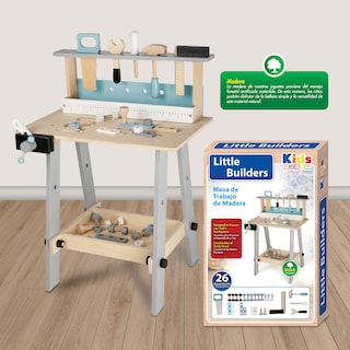 Foto 3 | Kids House Presenta Su Mesa De Trabajo De Carpintería Para Niños: ¡herramientas Y Tornillos Que Elevan La Di