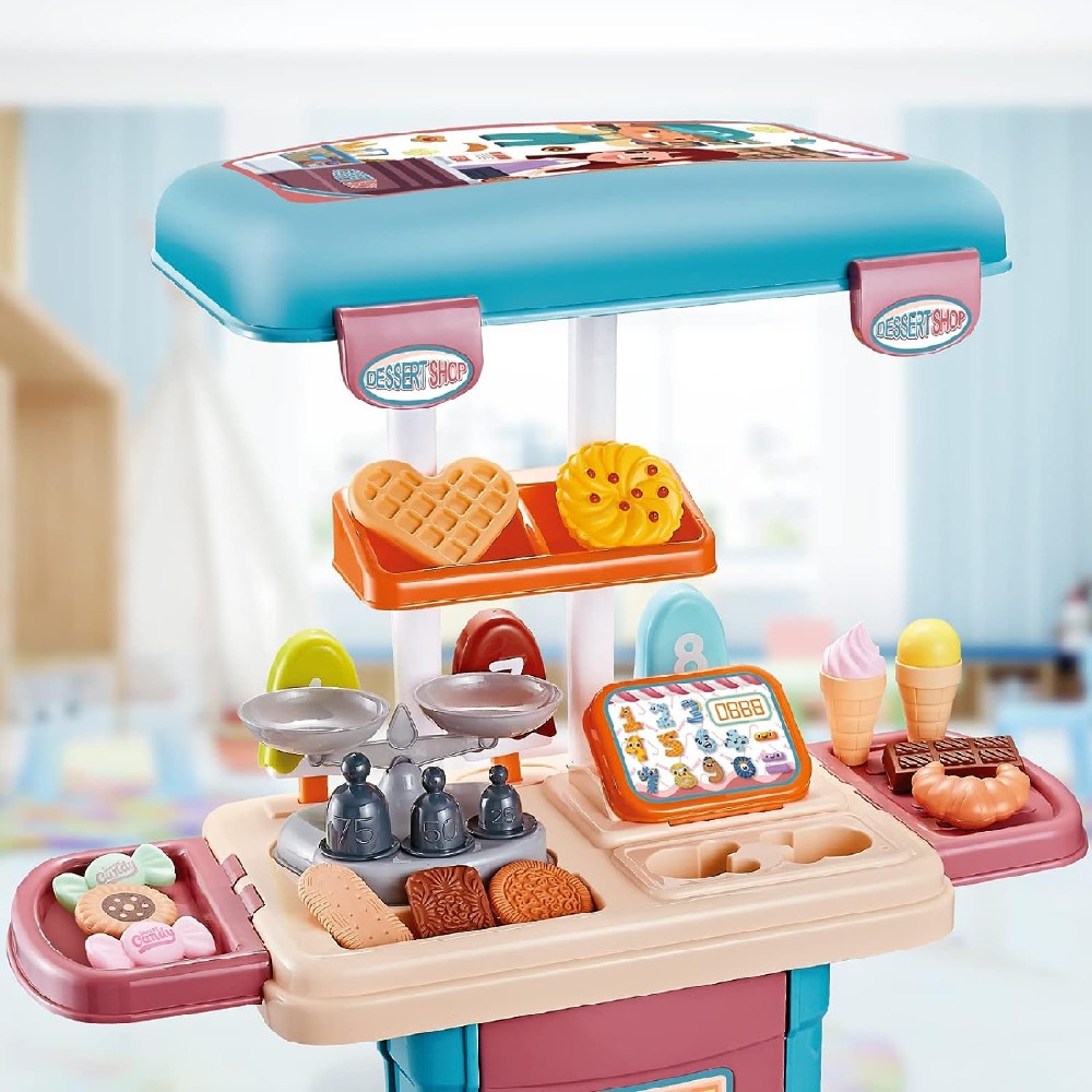 Foto 4 | Carrito 3 En 1 Tienda De Postres Storyland Maleta