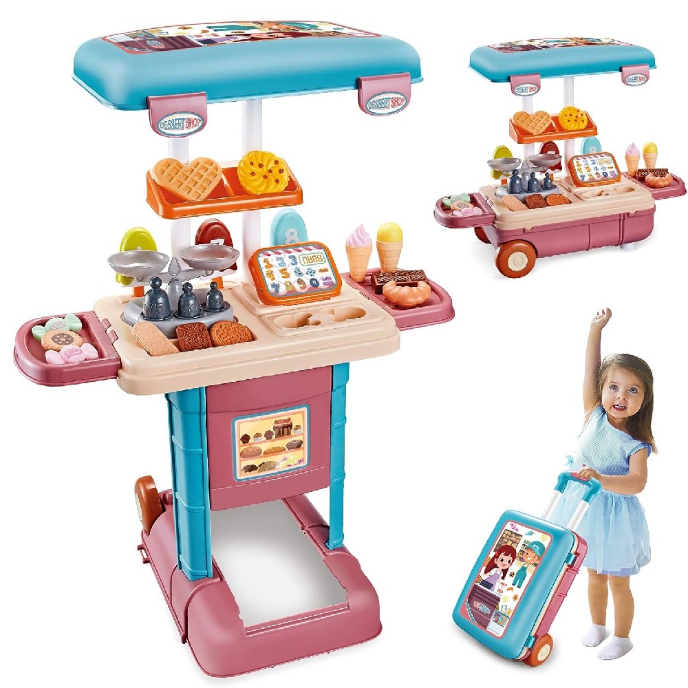 Foto 5 | Carrito 3 En 1 Tienda De Postres Storyland Maleta