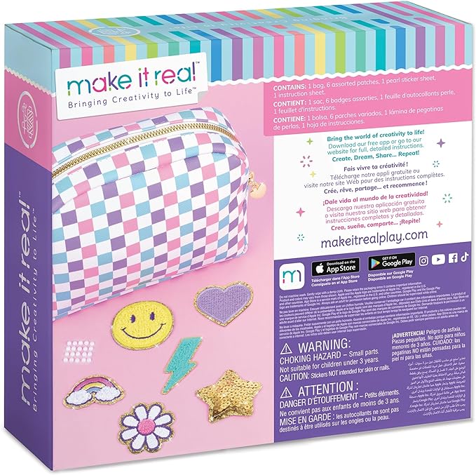 Foto 3 pulgar | Bolsa de Moda con Parches Make It Real