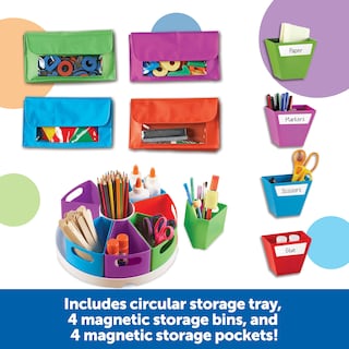 Foto 3 | Paquete De Almacenamiento, Recursos De Aprendizaje, Set Create-a-space Home School - Venta Internacional.