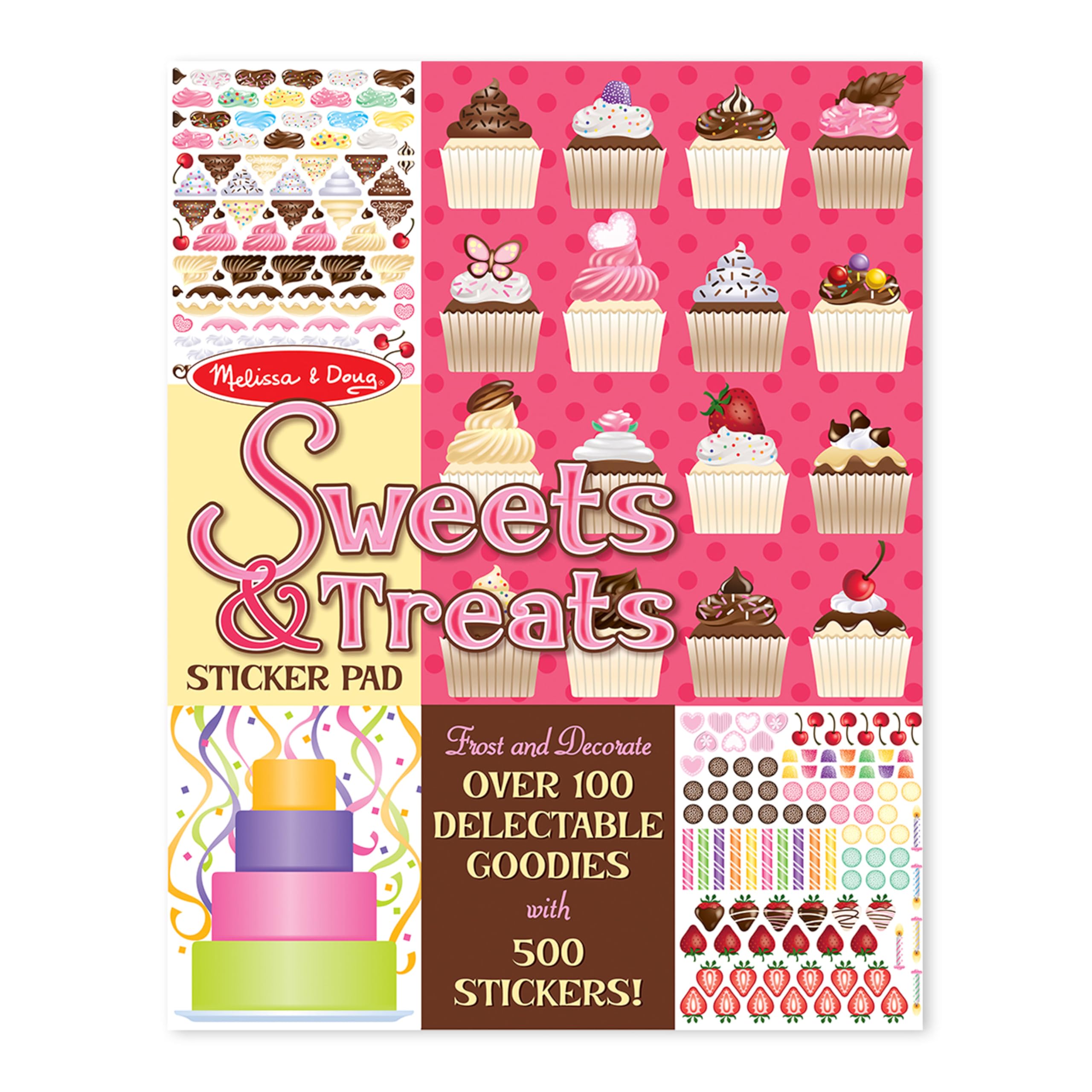 Foto 2 pulgar | Bloc De Pegatinas Melissa & Doug Sweets And Treats Con 500 Pegatinas - Venta Internacional.