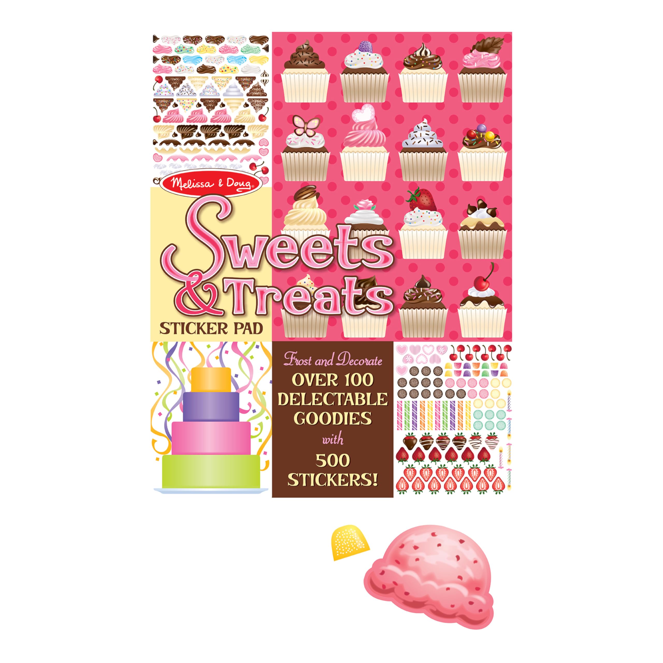 Foto 7 pulgar | Bloc De Pegatinas Melissa & Doug Sweets And Treats Con 500 Pegatinas - Venta Internacional.