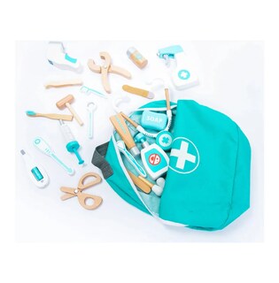 Foto 2 | 36 Piezas De Madera Doctor Playset Belug Role Play Azul