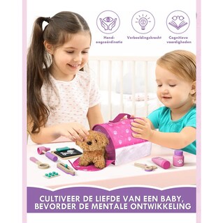 Foto 5 | Juguete De Médicos Belug De Rol Para Niños De Ascota Morado Con Rosa
