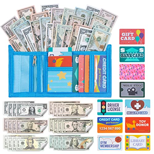 Juego de Tarjetas de Crédito Pretend Money and Play Joyin 35 Unidades para Niños